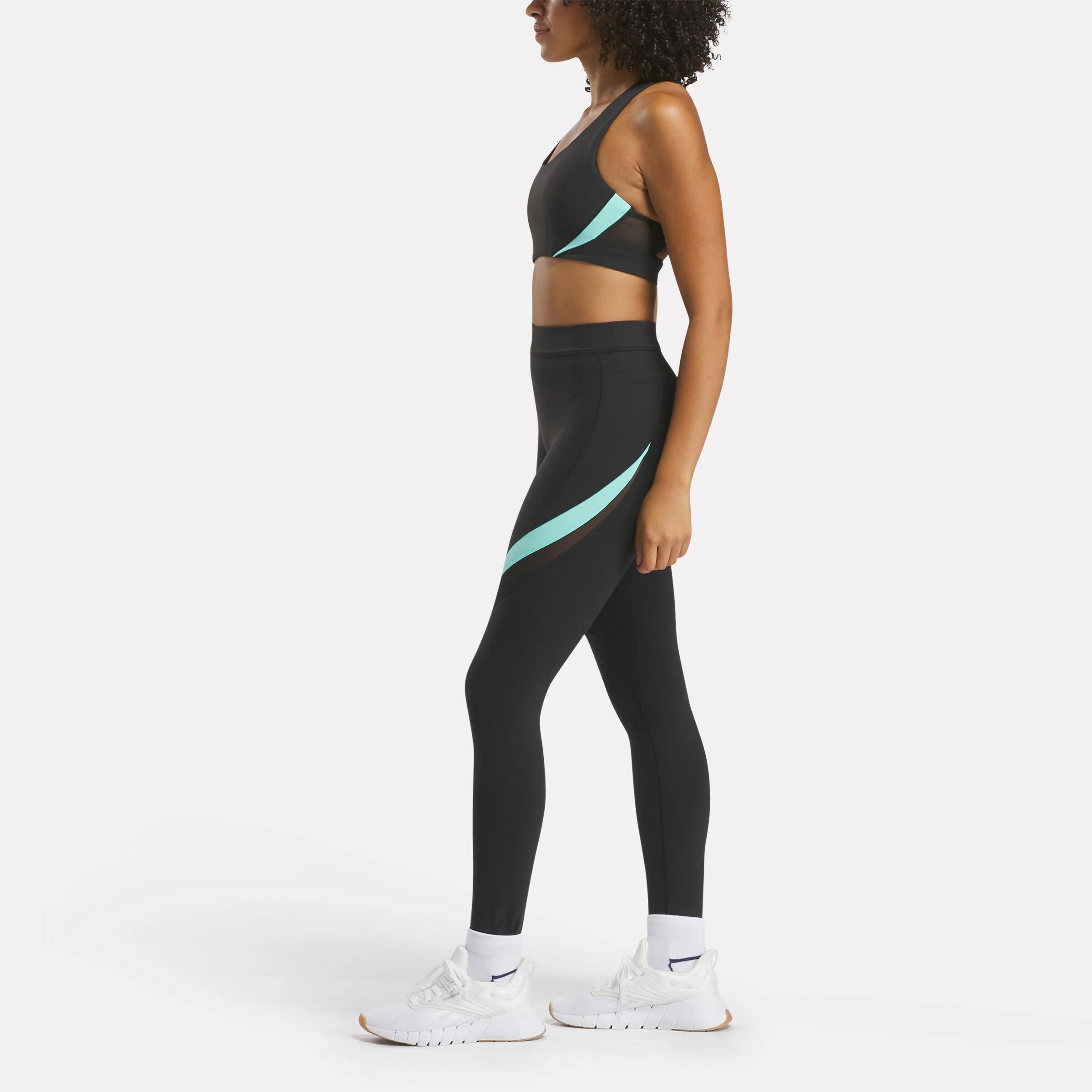 Lux Hr 7/8 Tight - Cb Black/Aqua - Image 2