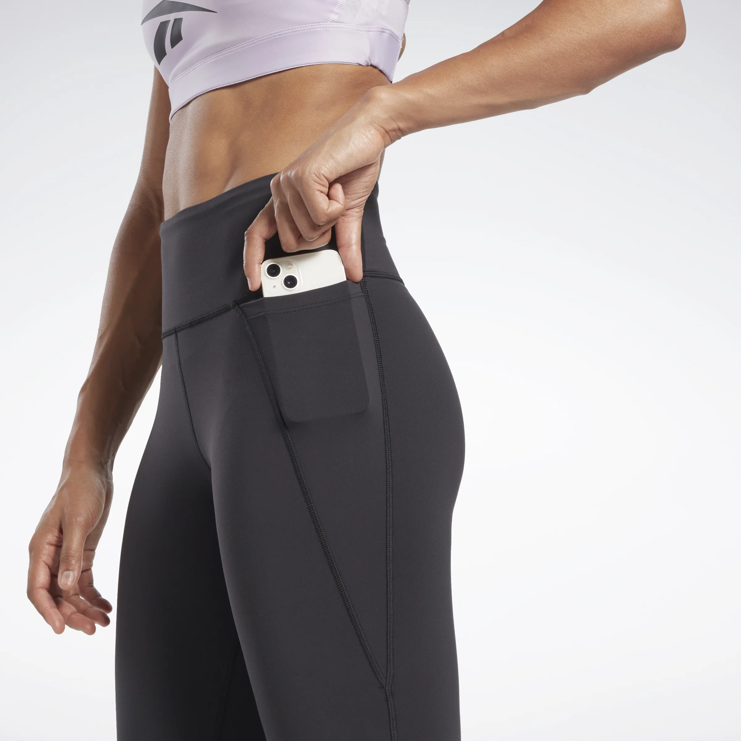 Lux High-Waisted Tights Black - Image 4