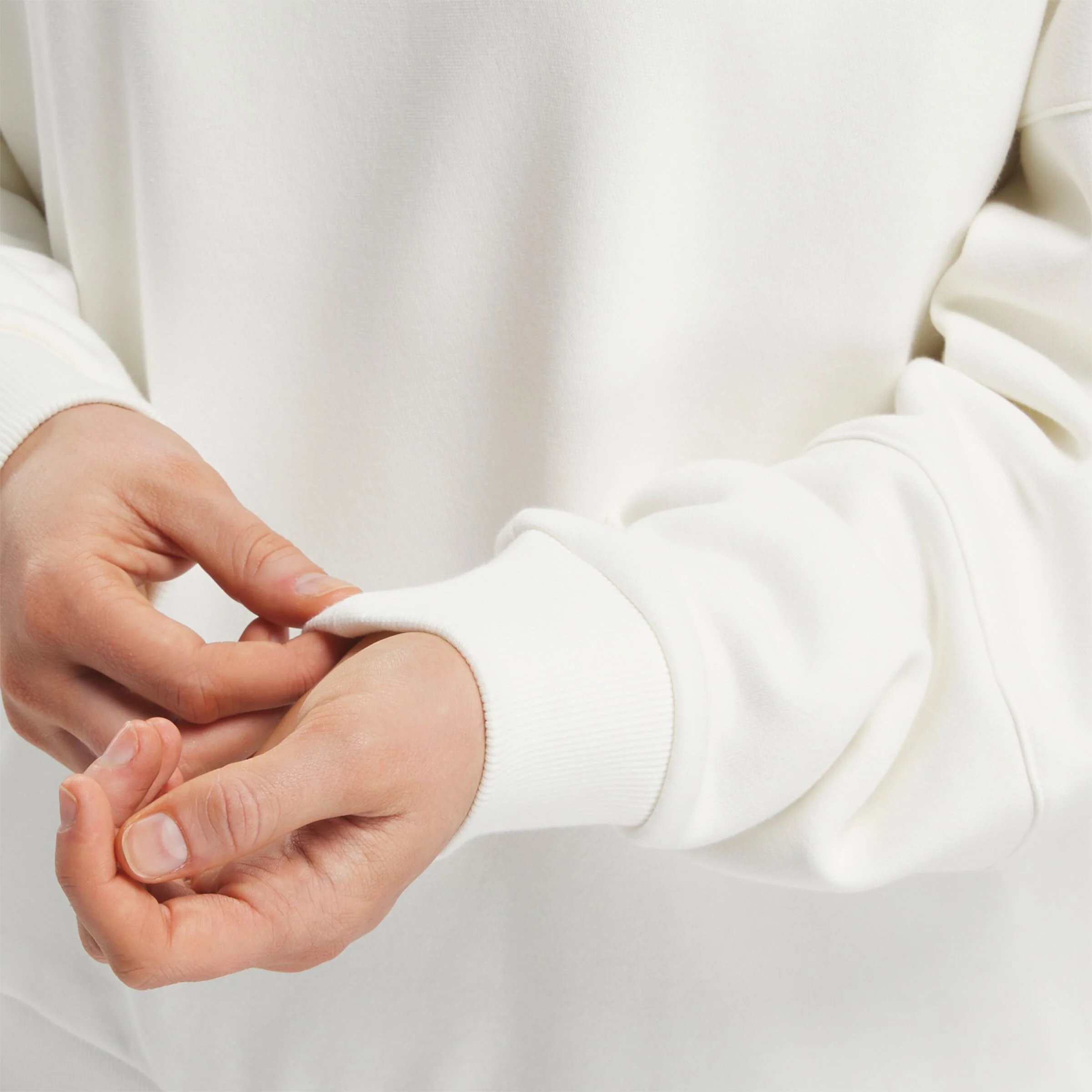 Lux Oversized Hoodie Chalk - Image 5