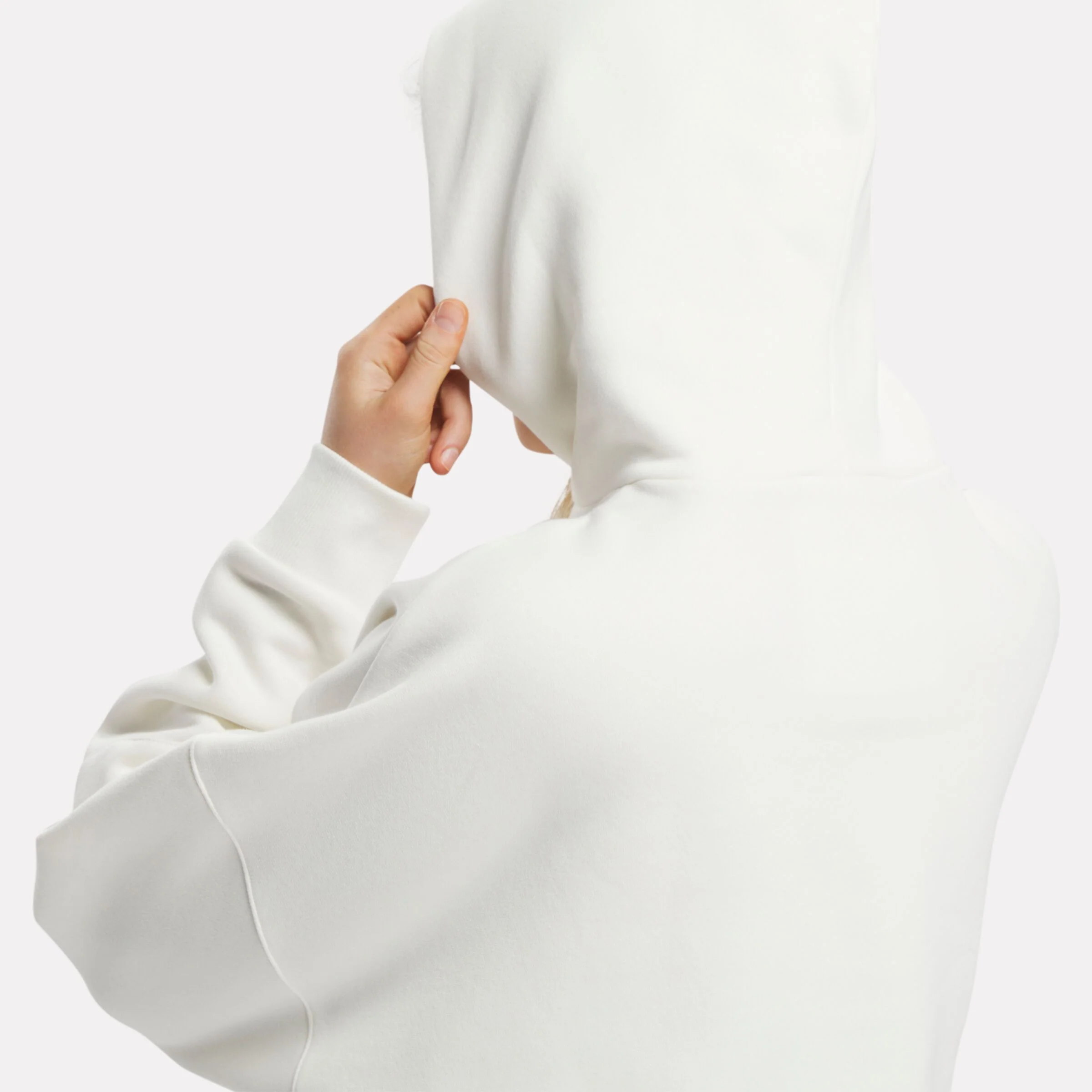 Lux Oversized Hoodie Chalk - Image 6