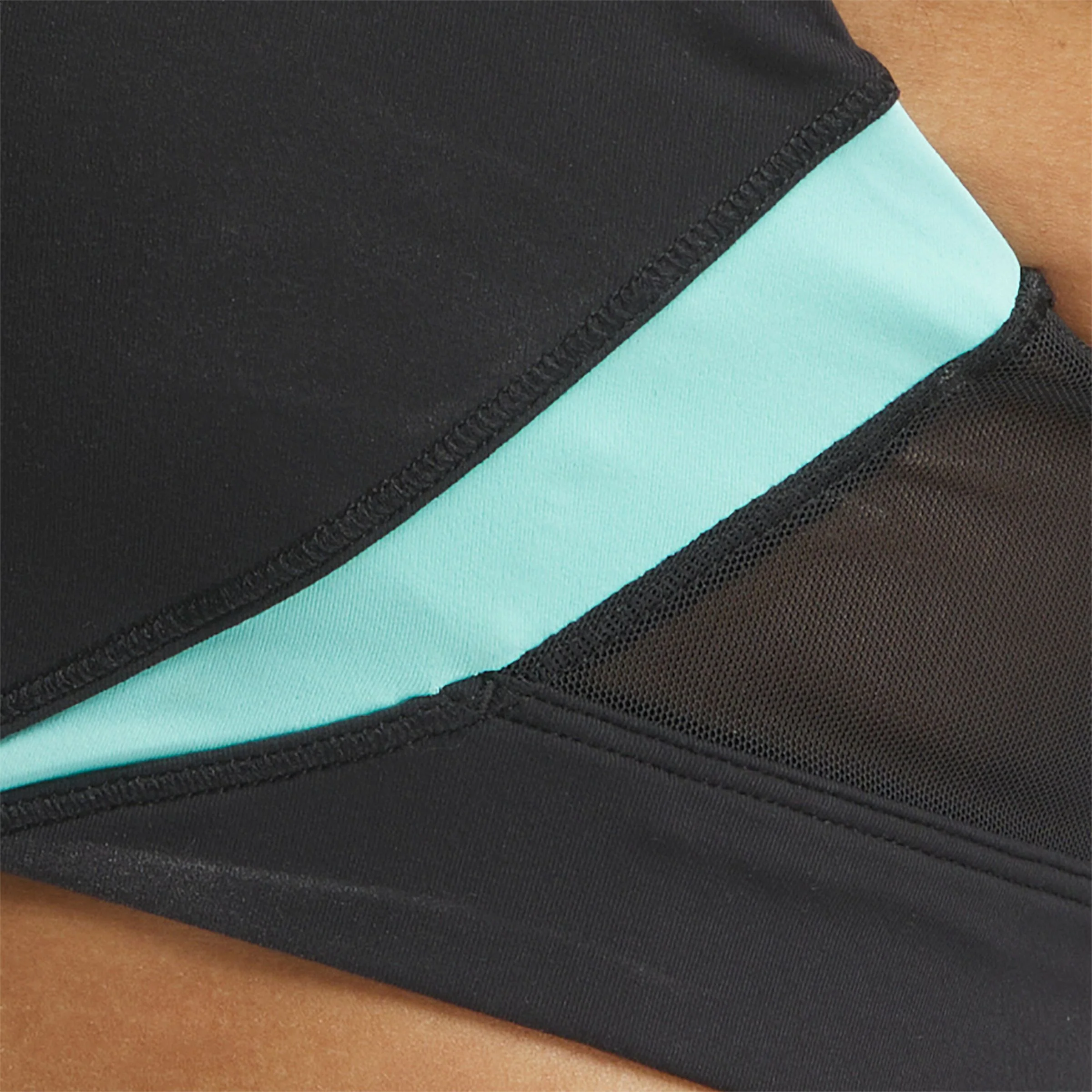 Lux Racer Bra - Cb Black/Aqua - Image 4