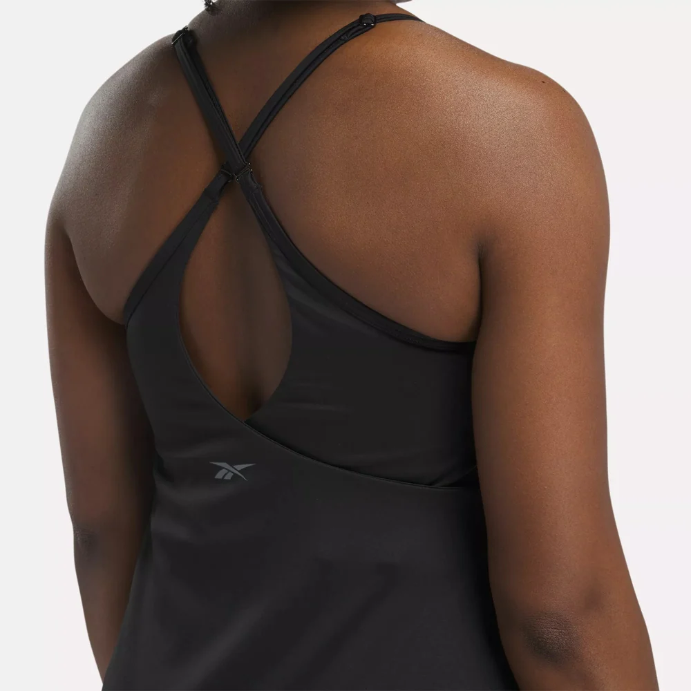 Lux Strappy Dress Black - Image 5