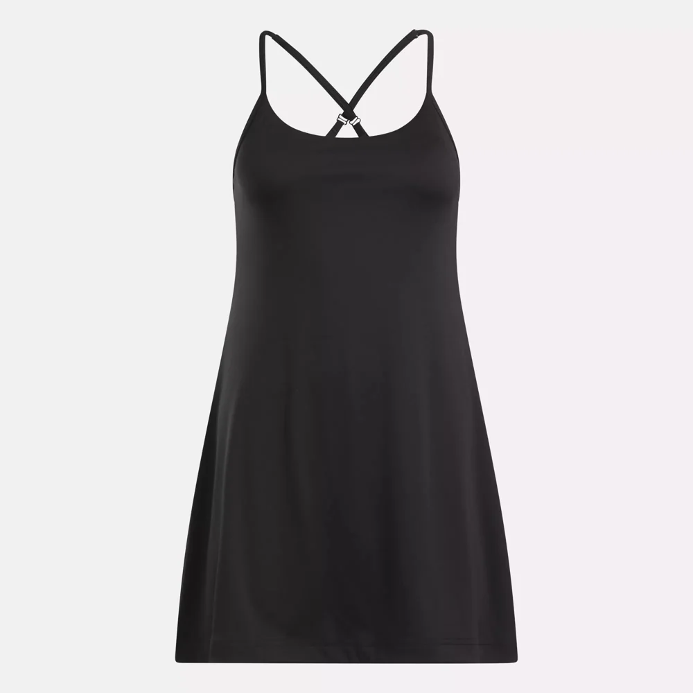 Lux Strappy Dress Black - Image 6