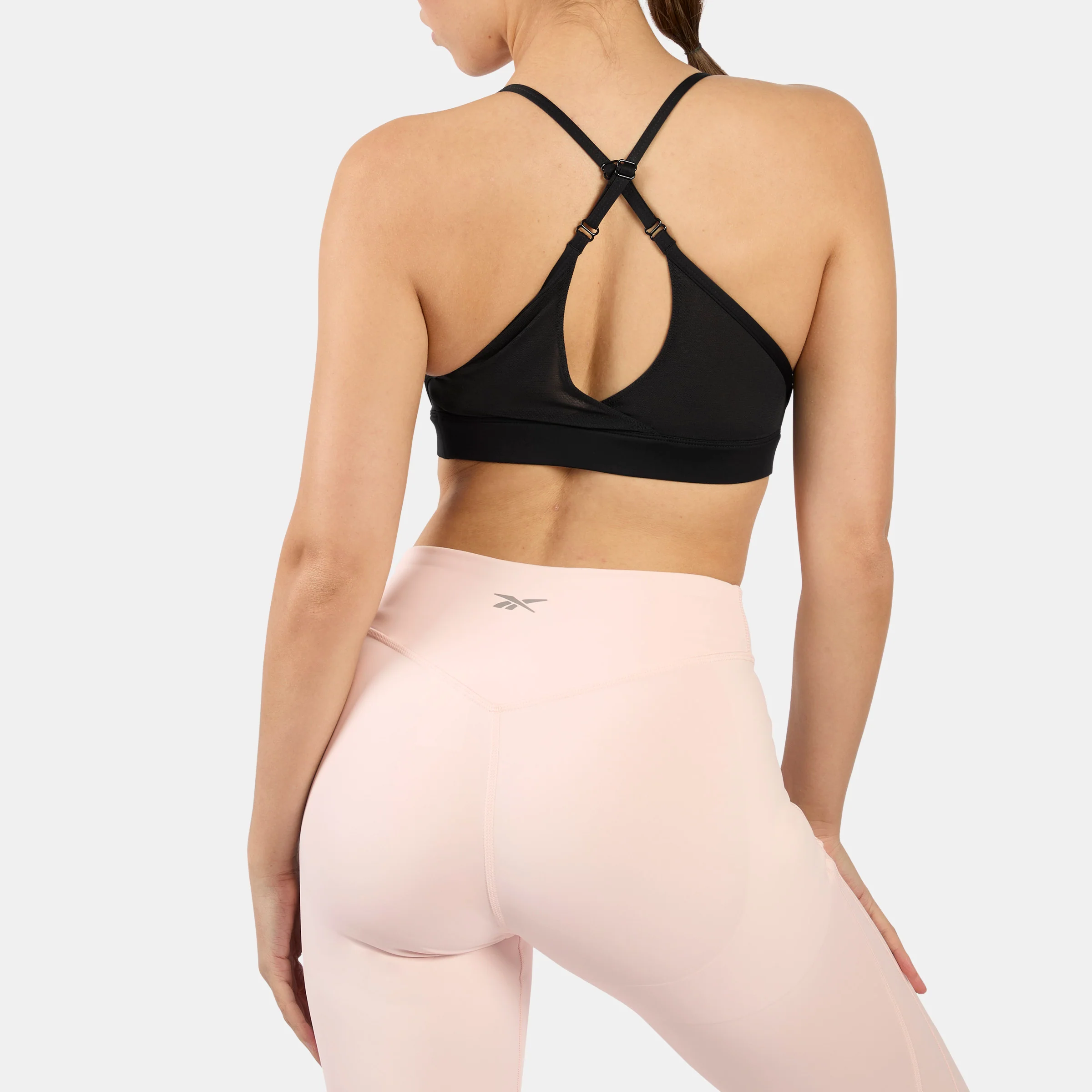 Lux Strappy Sports Bra Black - Image 3