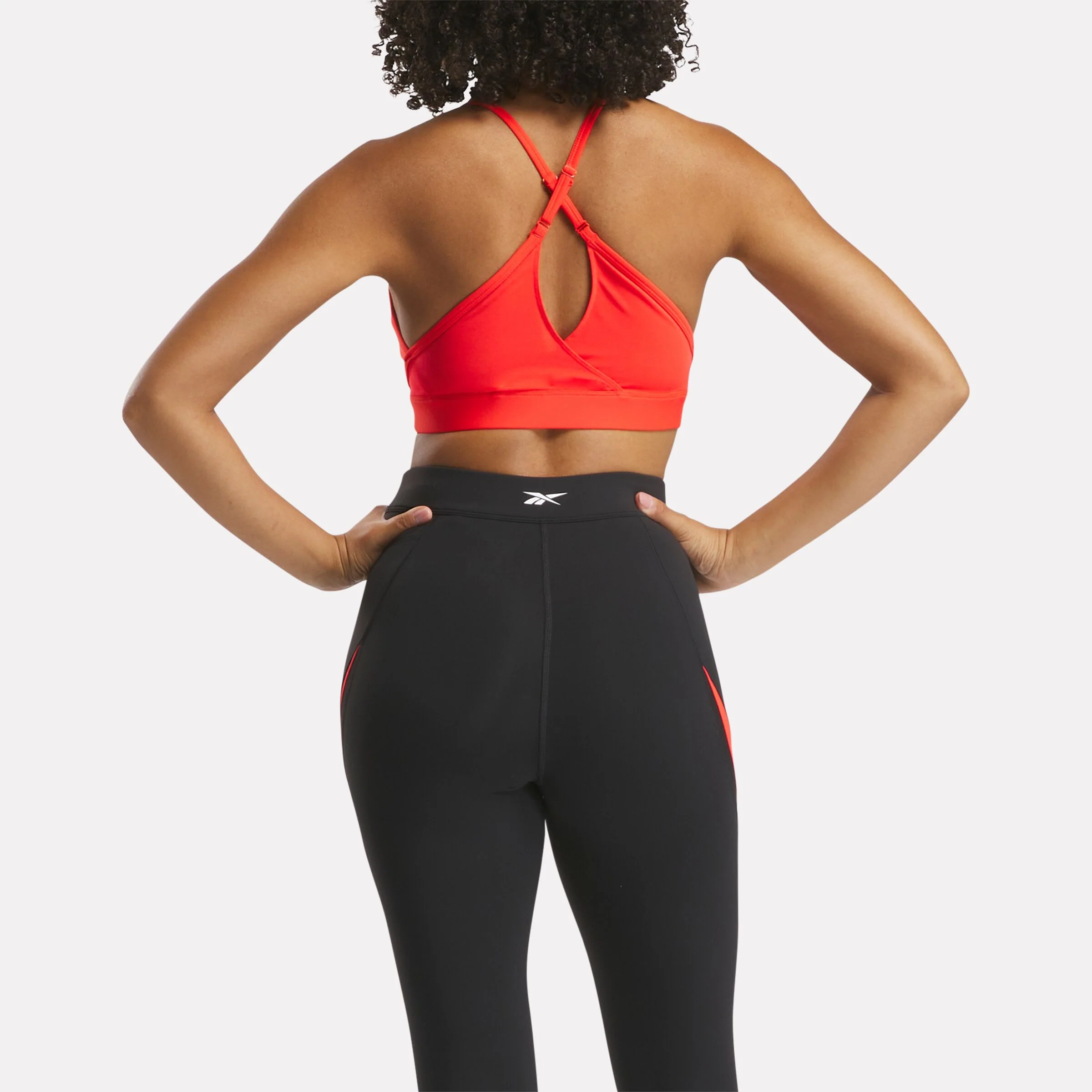 Lux Strappy Sports Bra Energy Red - Image 3
