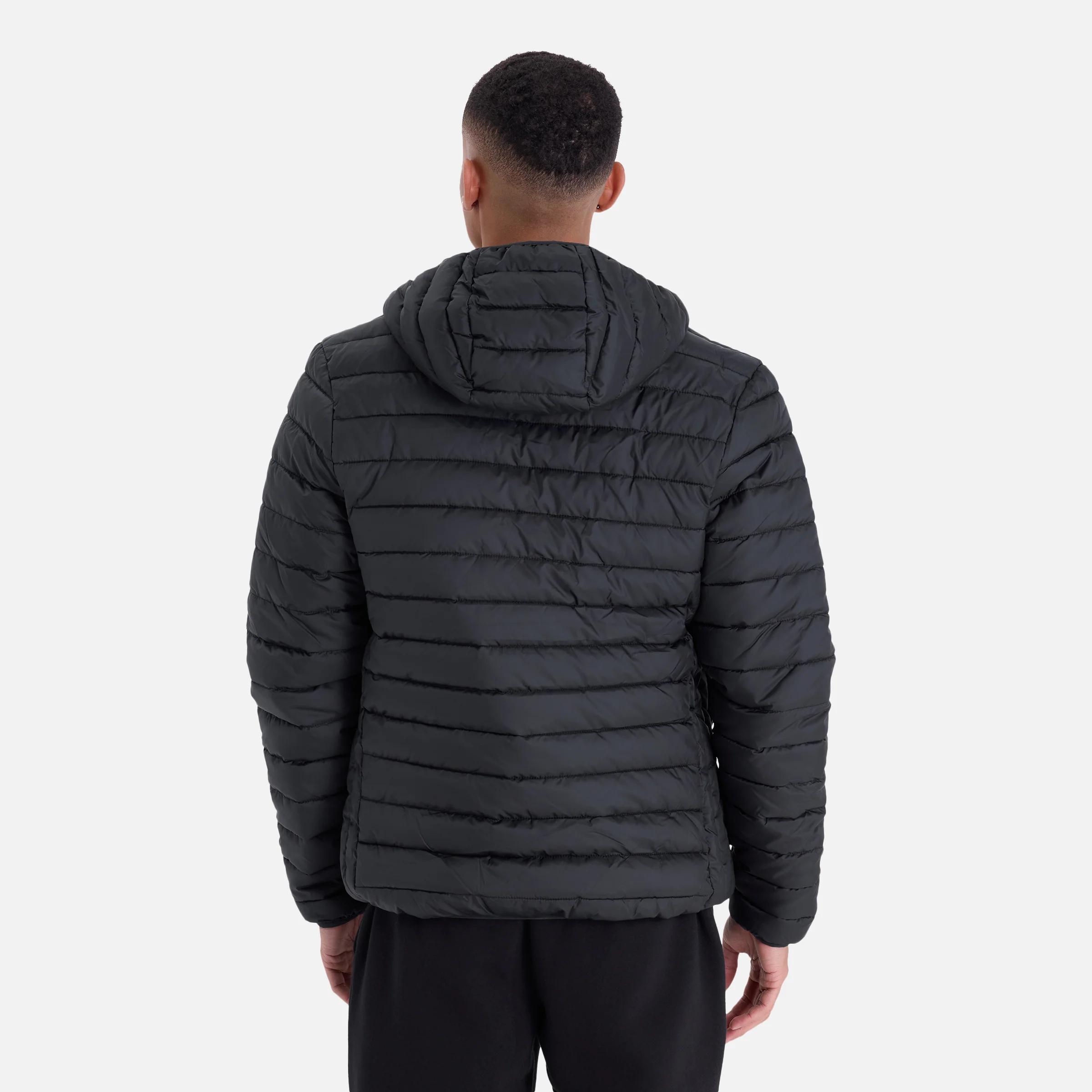 Men's Puffer Jacket Black - Image 3