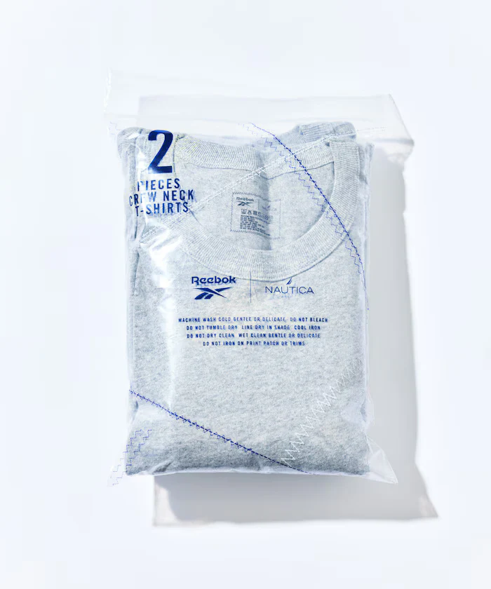 Reebok X Nautica Japan 2 Pack Tee Grey - Image 2
