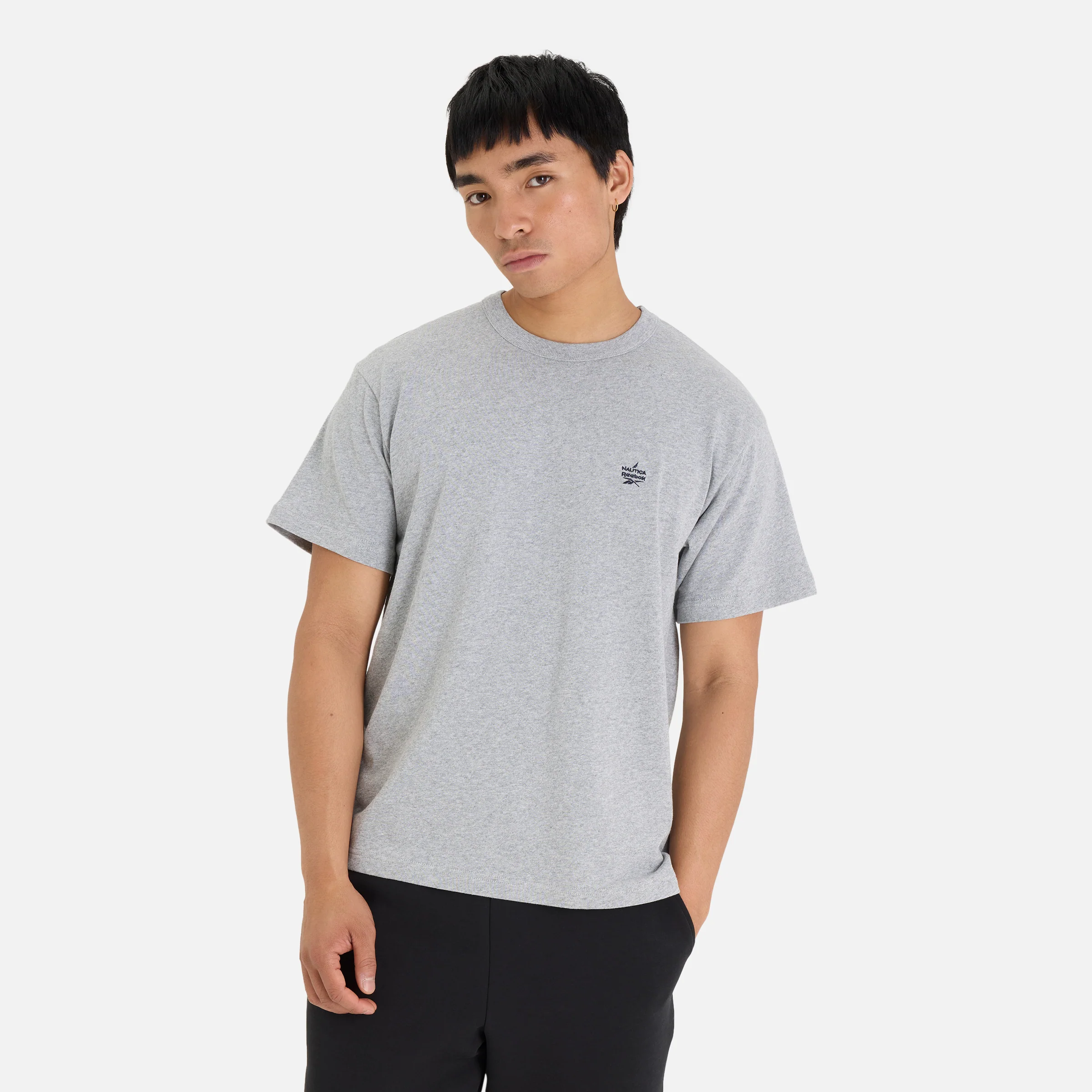 Reebok X Nautica Japan 2 Pack Tee Grey - Image 3