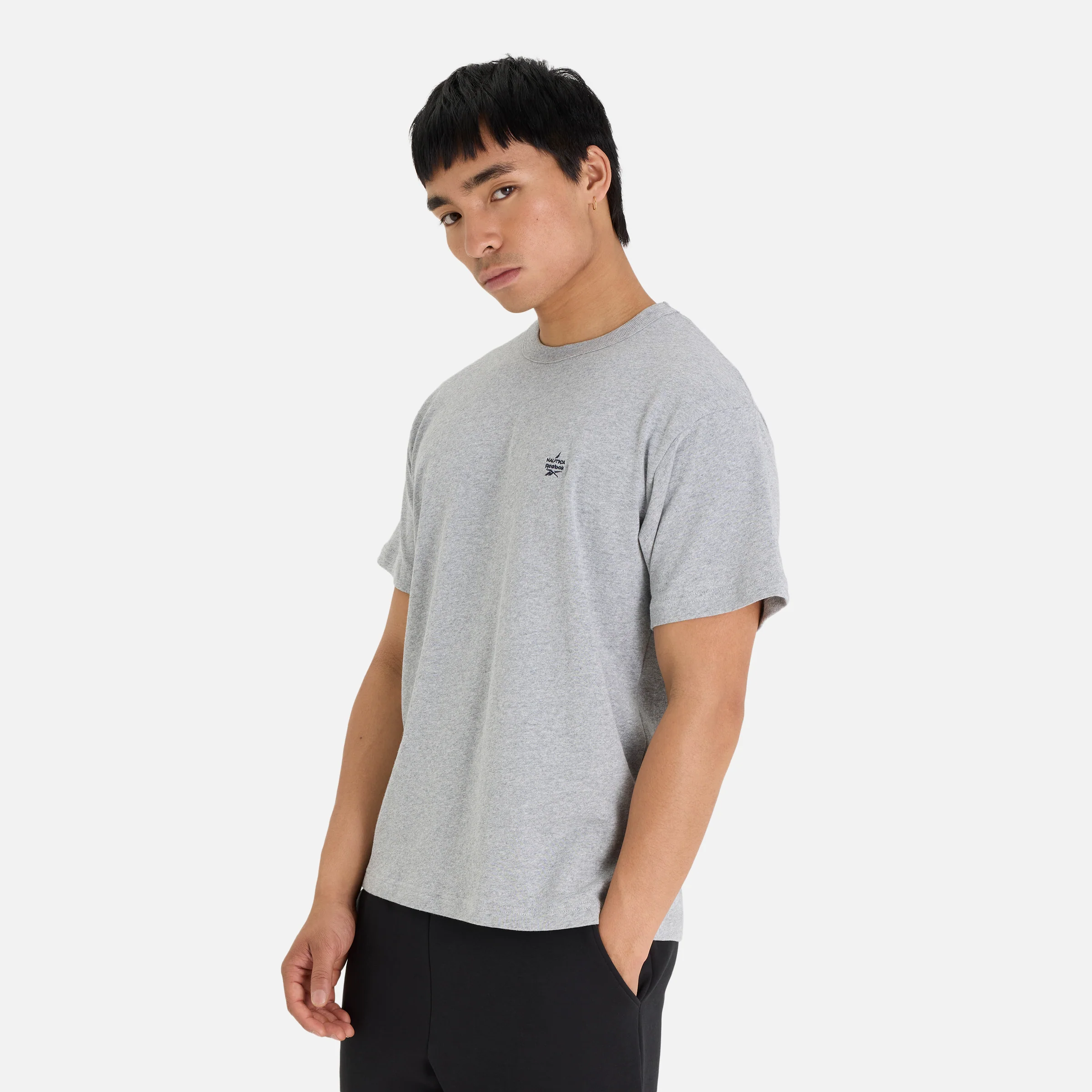 Reebok X Nautica Japan 2 Pack Tee Grey - Image 4