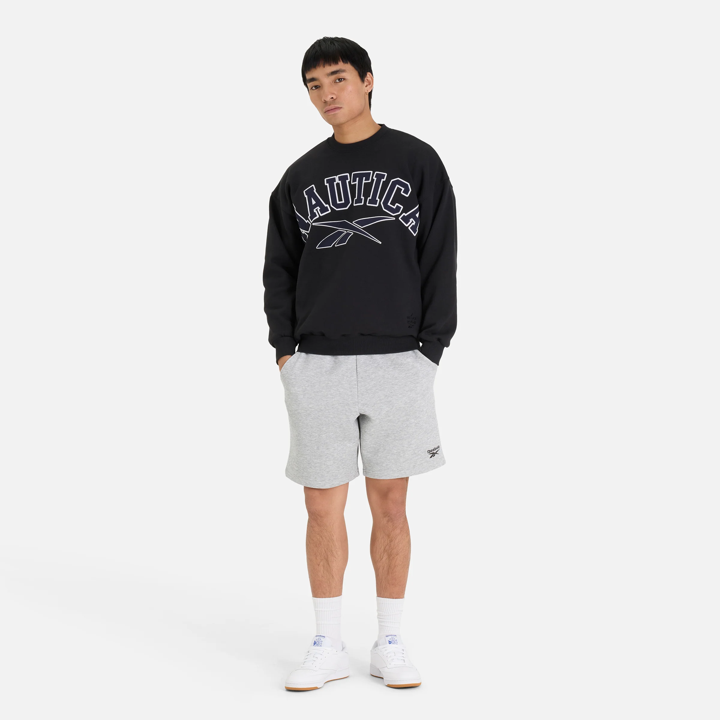 Reebok X Nautica Japan Heavyweight Crew Sweatshirt Black