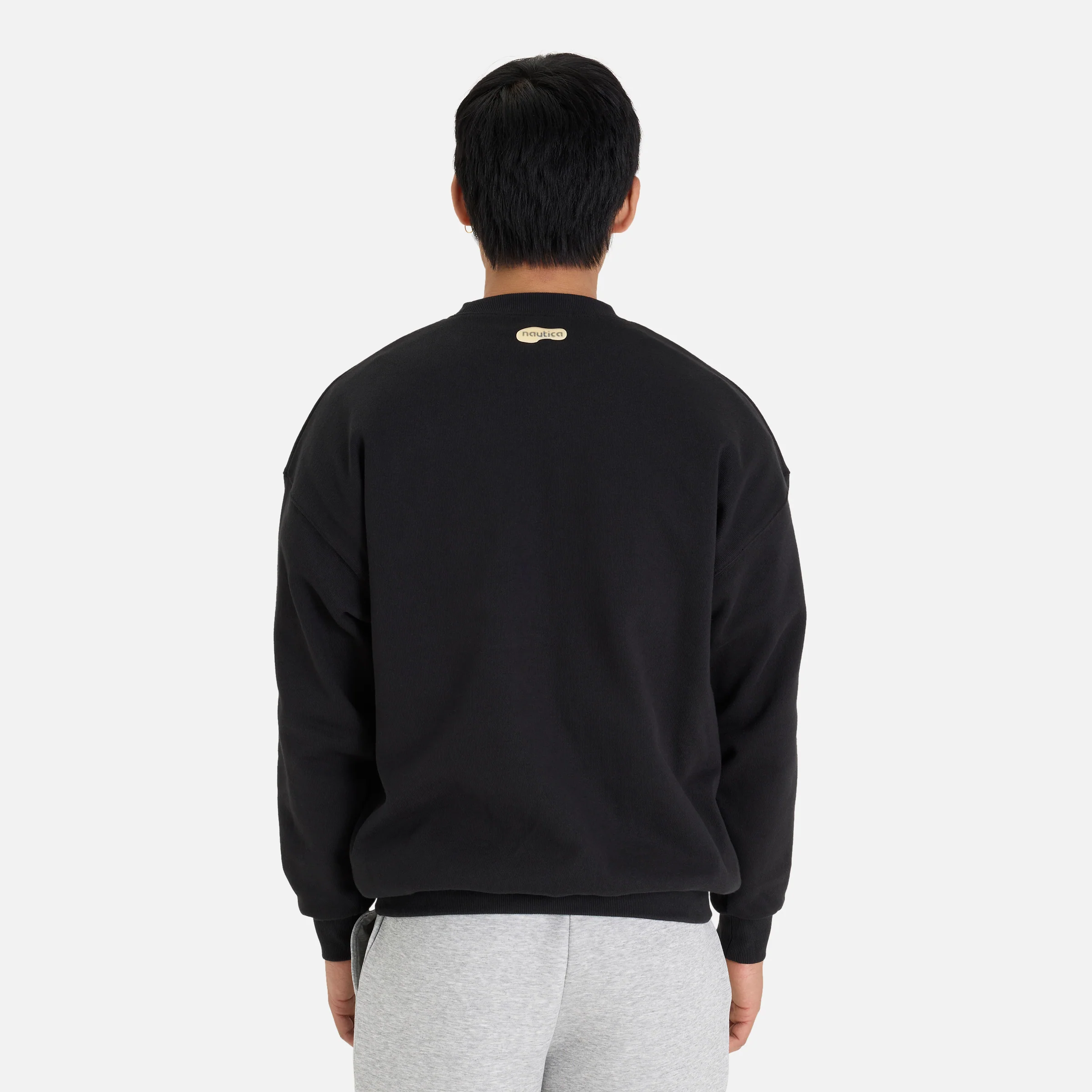Reebok X Nautica Japan Heavyweight Crew Sweatshirt Black - Image 4