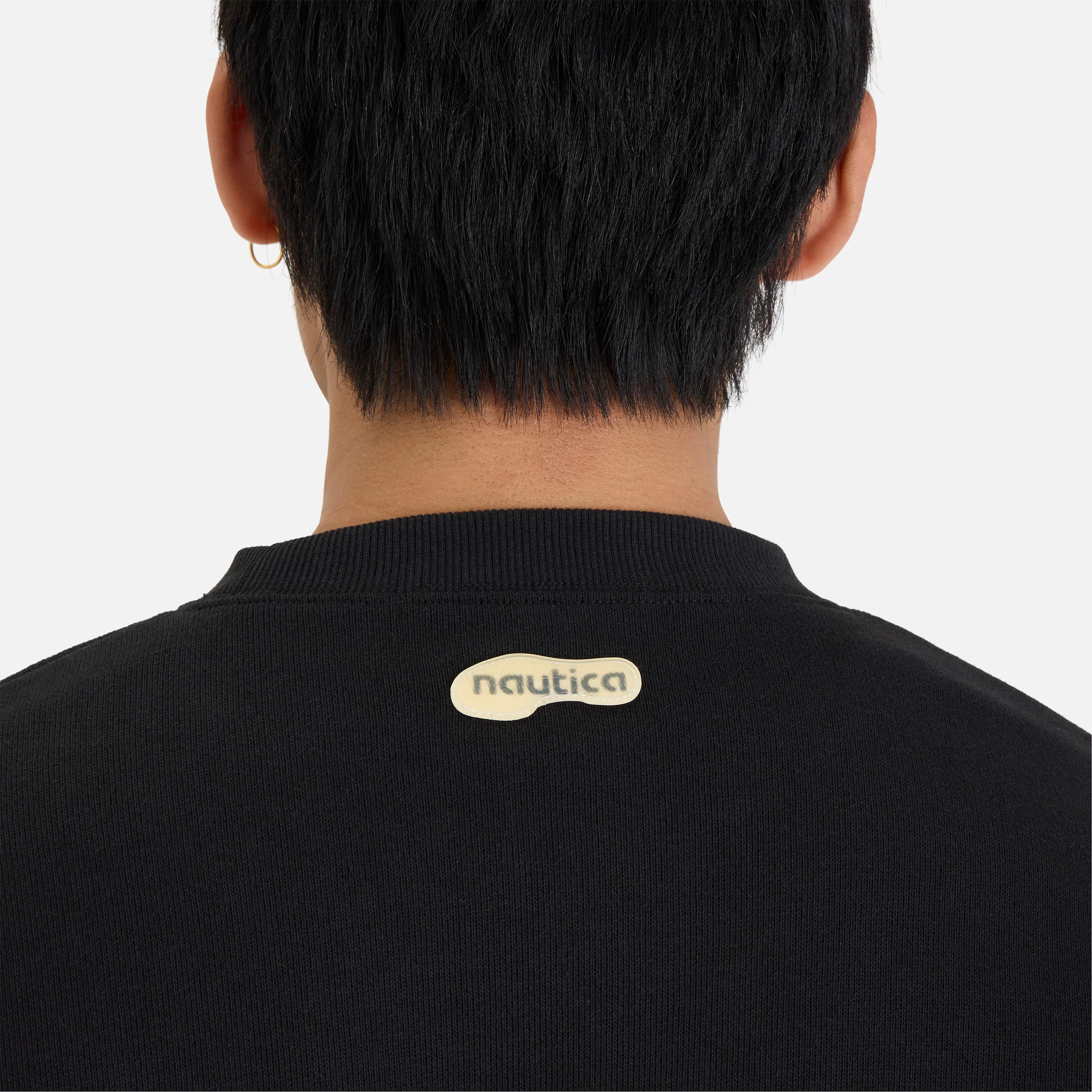 Reebok X Nautica Japan Heavyweight Crew Sweatshirt Black - Image 6