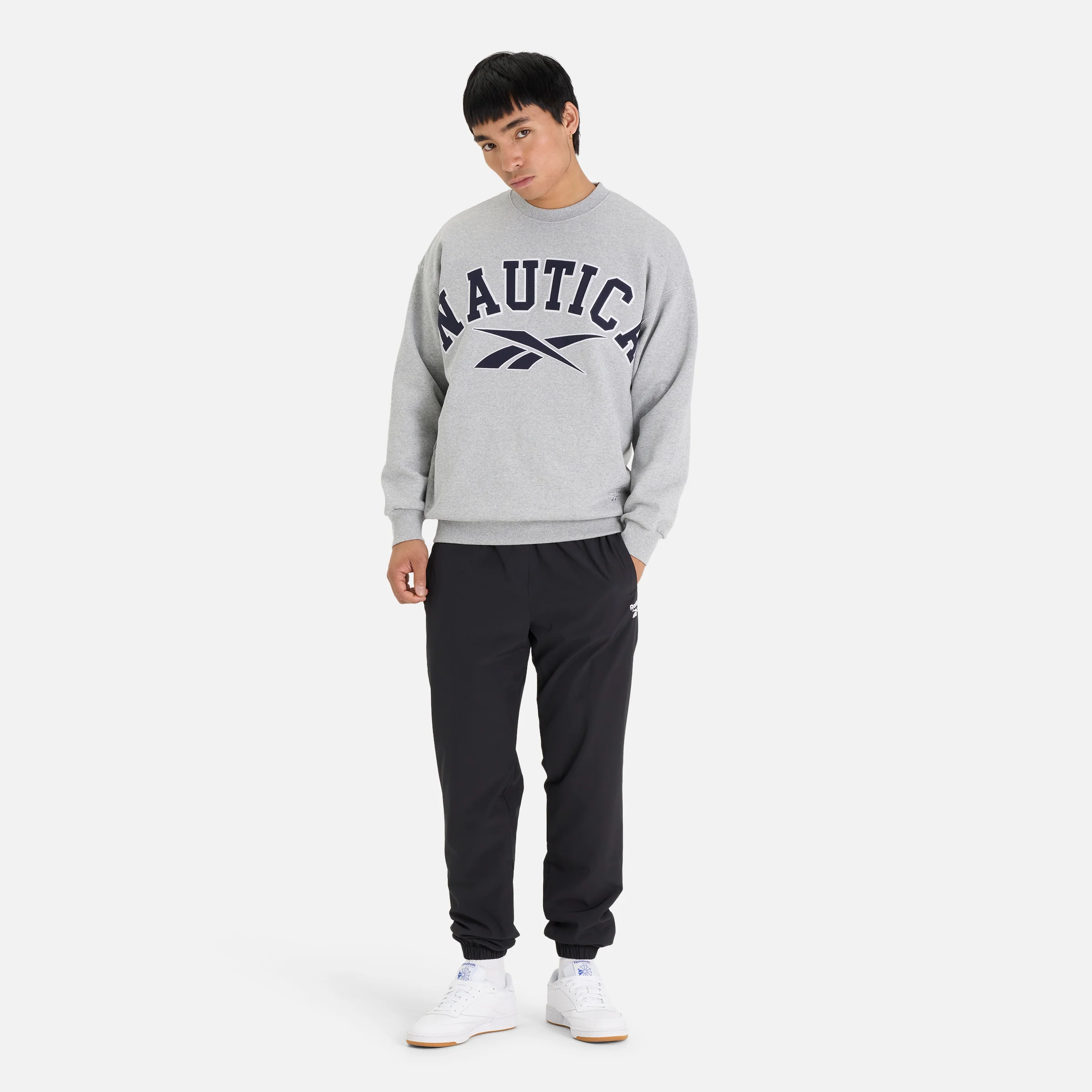 Reebok X Nautica Japan Heavyweight Crew Sweatshirt Grey