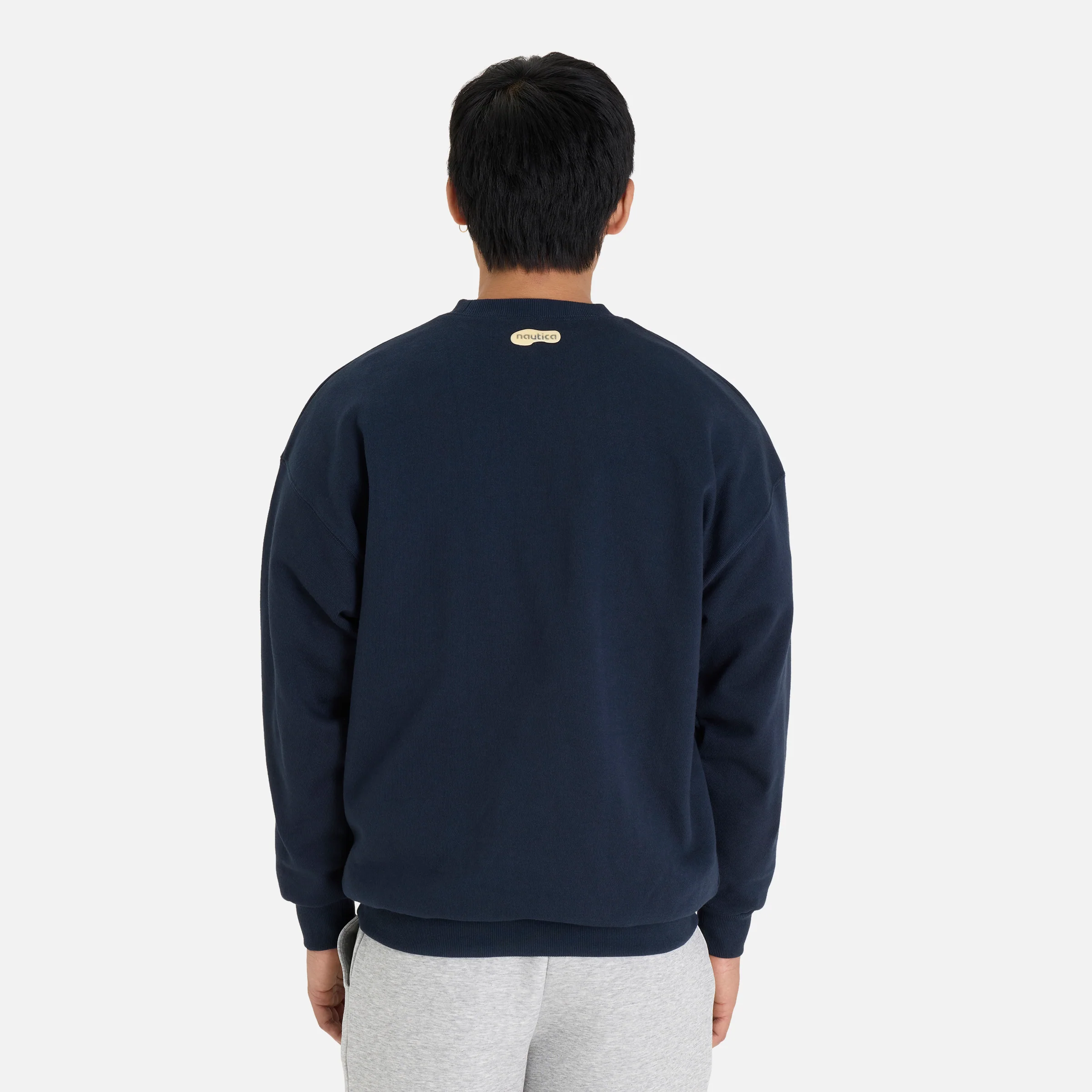 Reebok X Nautica Japan Heavyweight Crew Sweatshirt Navy - Image 4