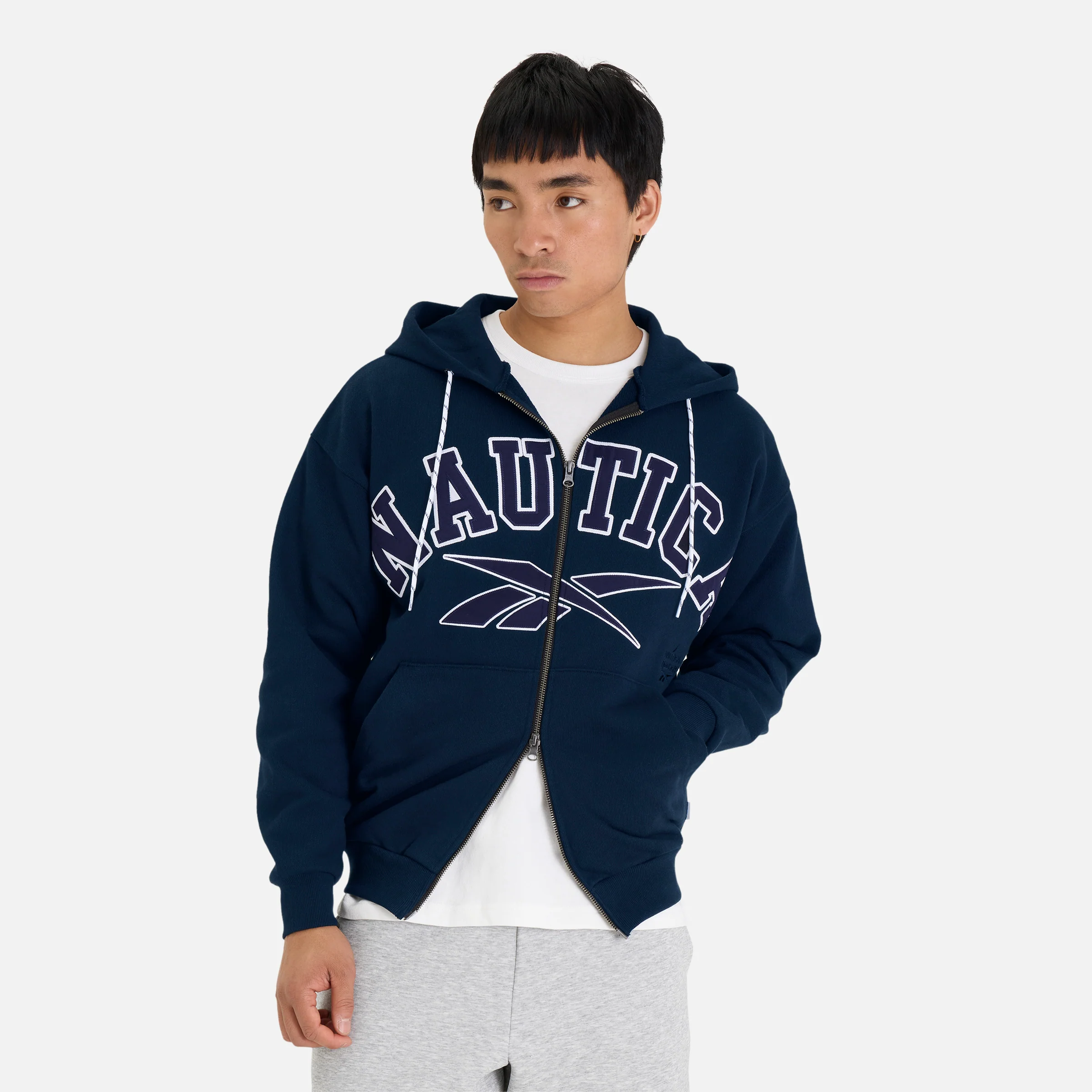 Reebok X Nautica Japan Heavyweight Hoodie Navy