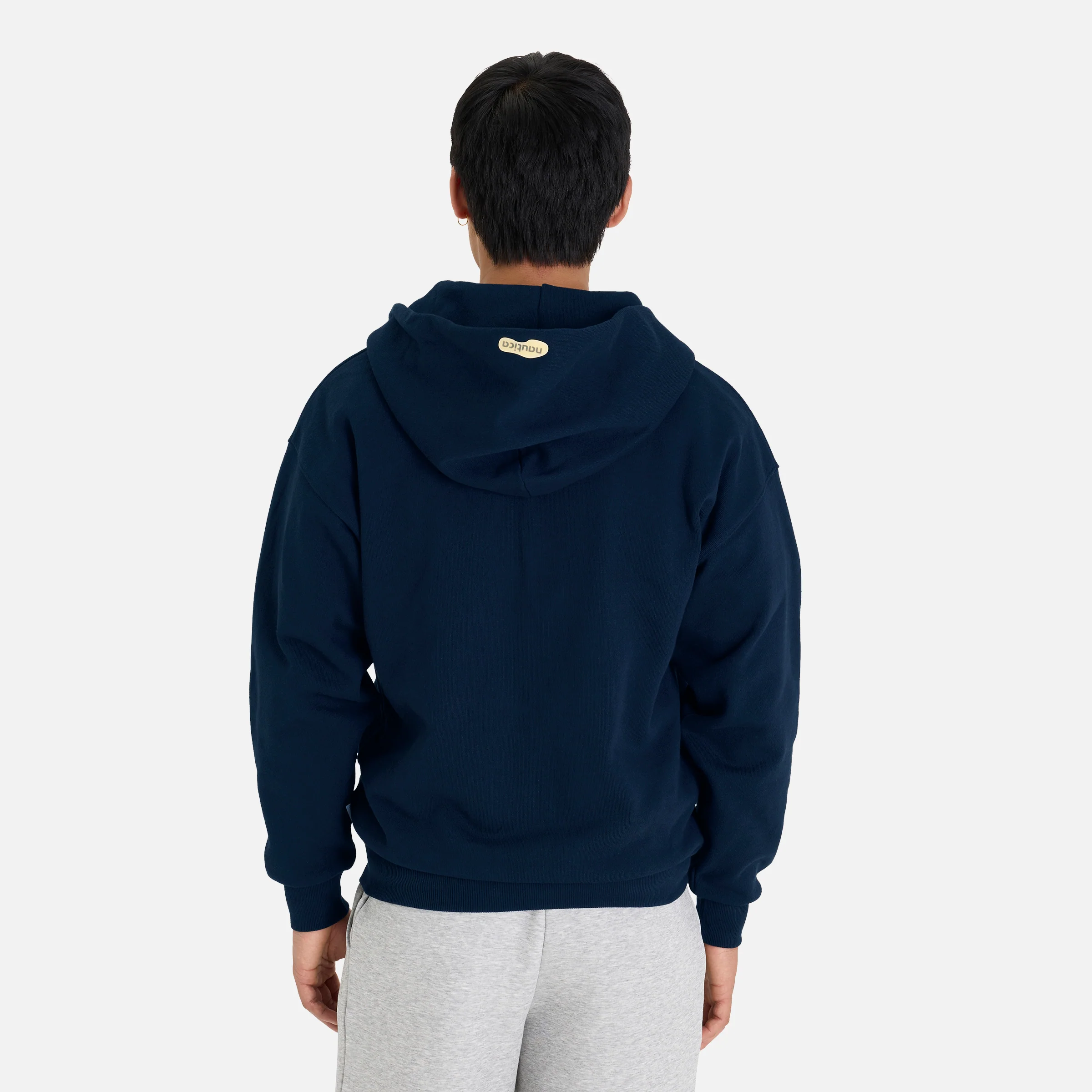 Reebok X Nautica Japan Heavyweight Hoodie Navy - Image 3