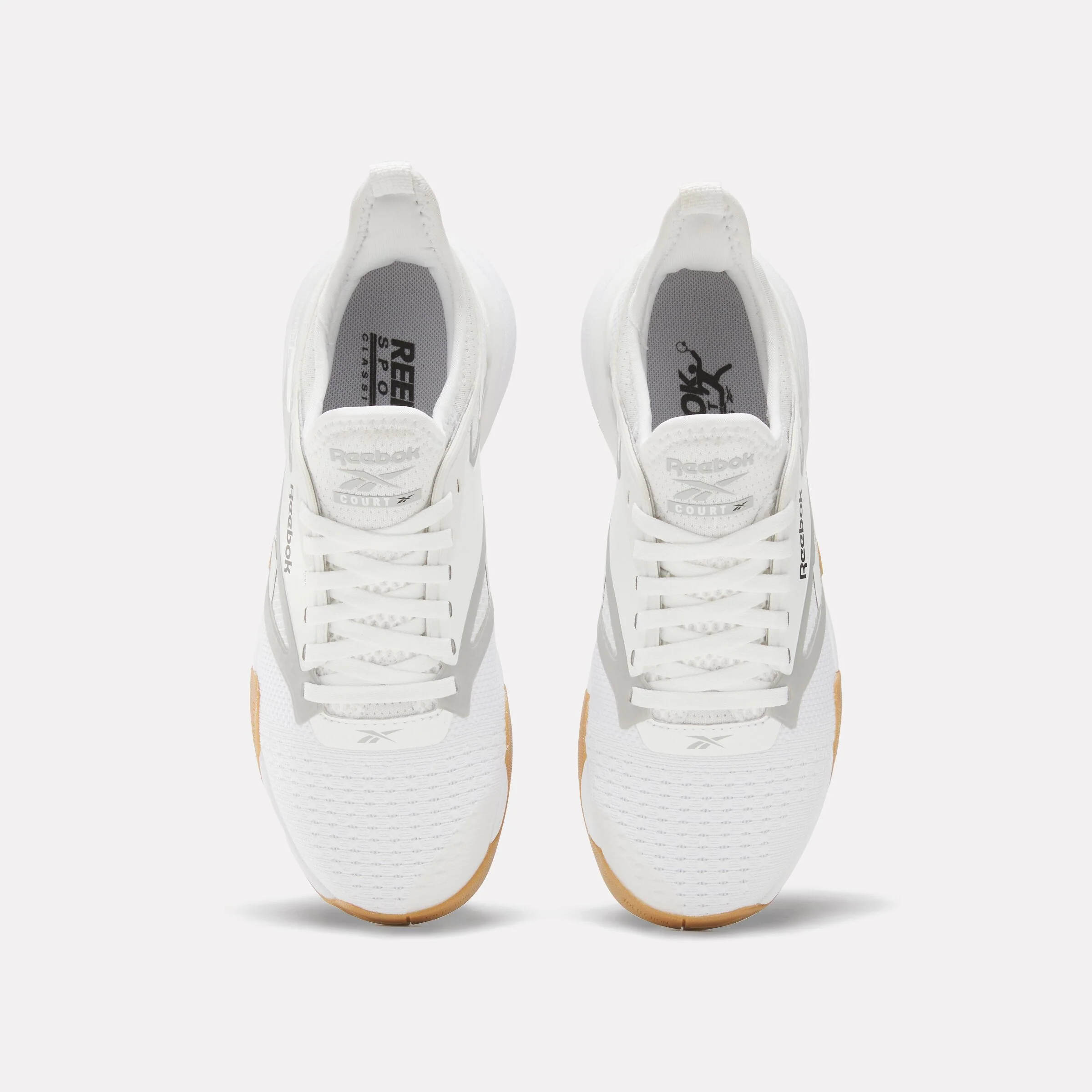 Nano Court Training Shoes White/Black/Grey - Image 4
