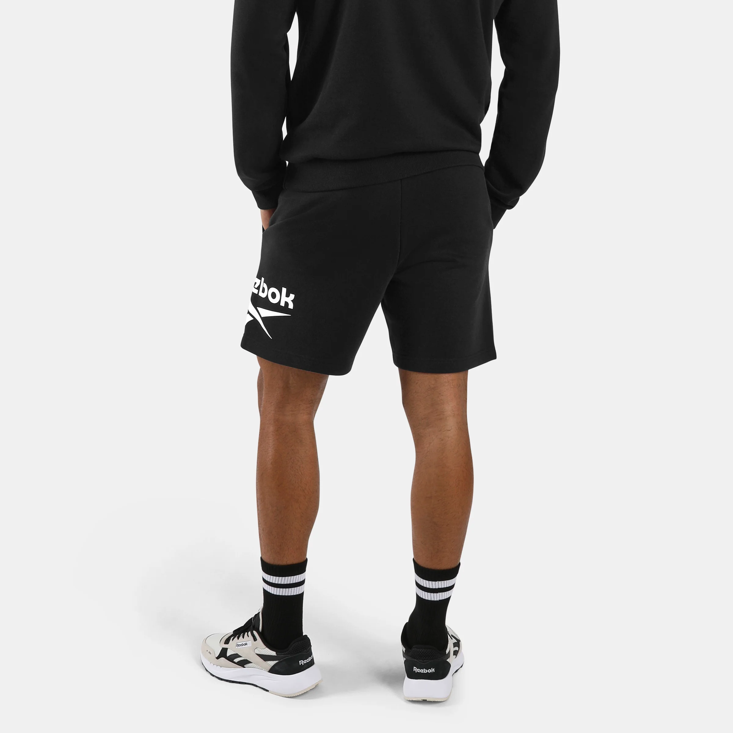 Nate Big Logo Shorts Black - Image 3