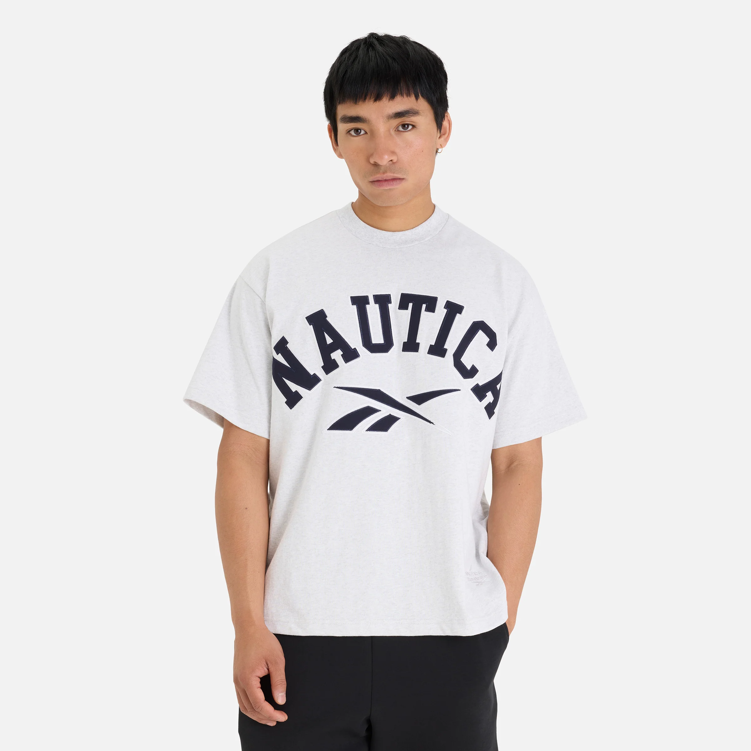 Reebok X Nautica Japan Short Sleeve Jersey Tee Ash Grey - Image 2