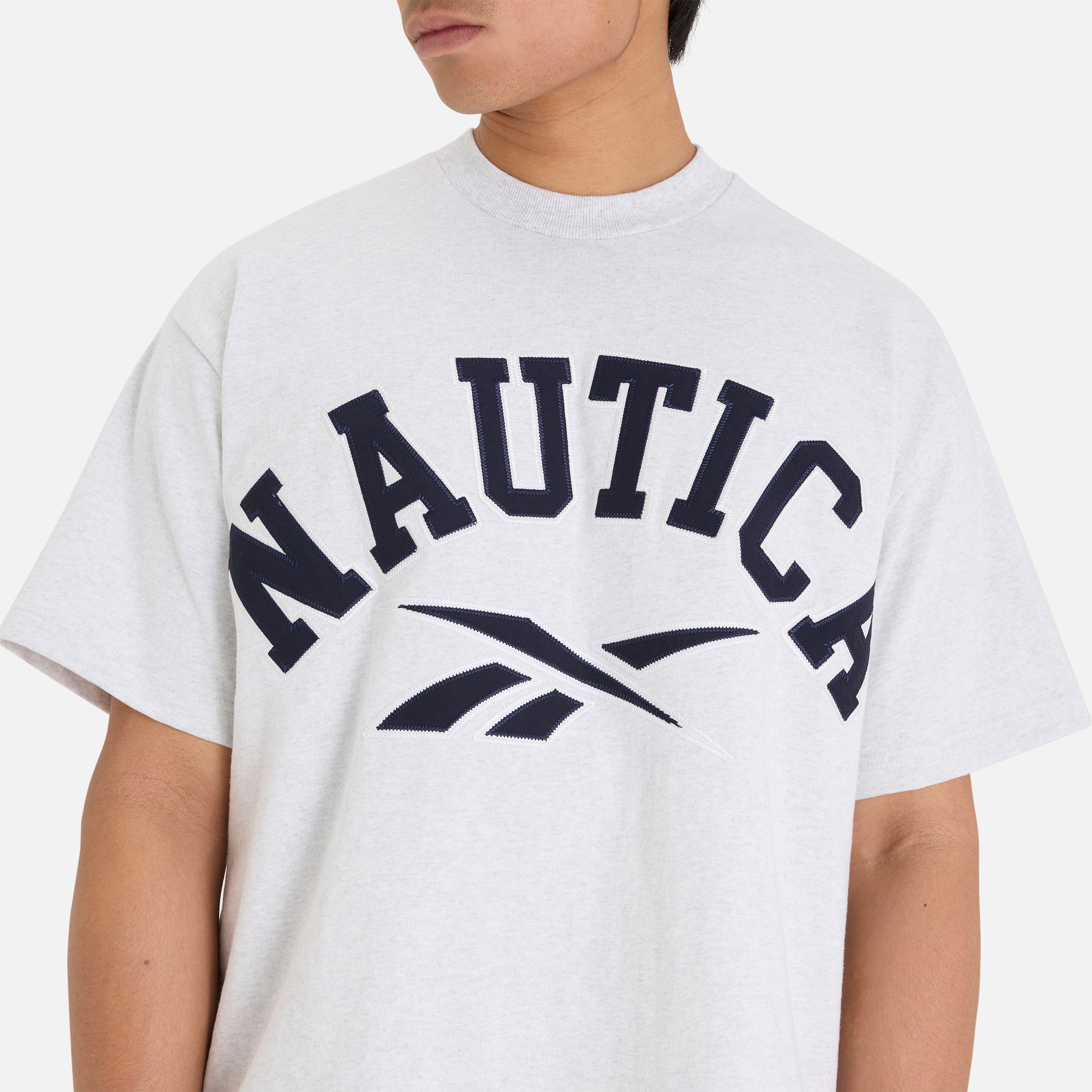 Reebok X Nautica Japan Short Sleeve Jersey Tee Ash Grey - Image 5