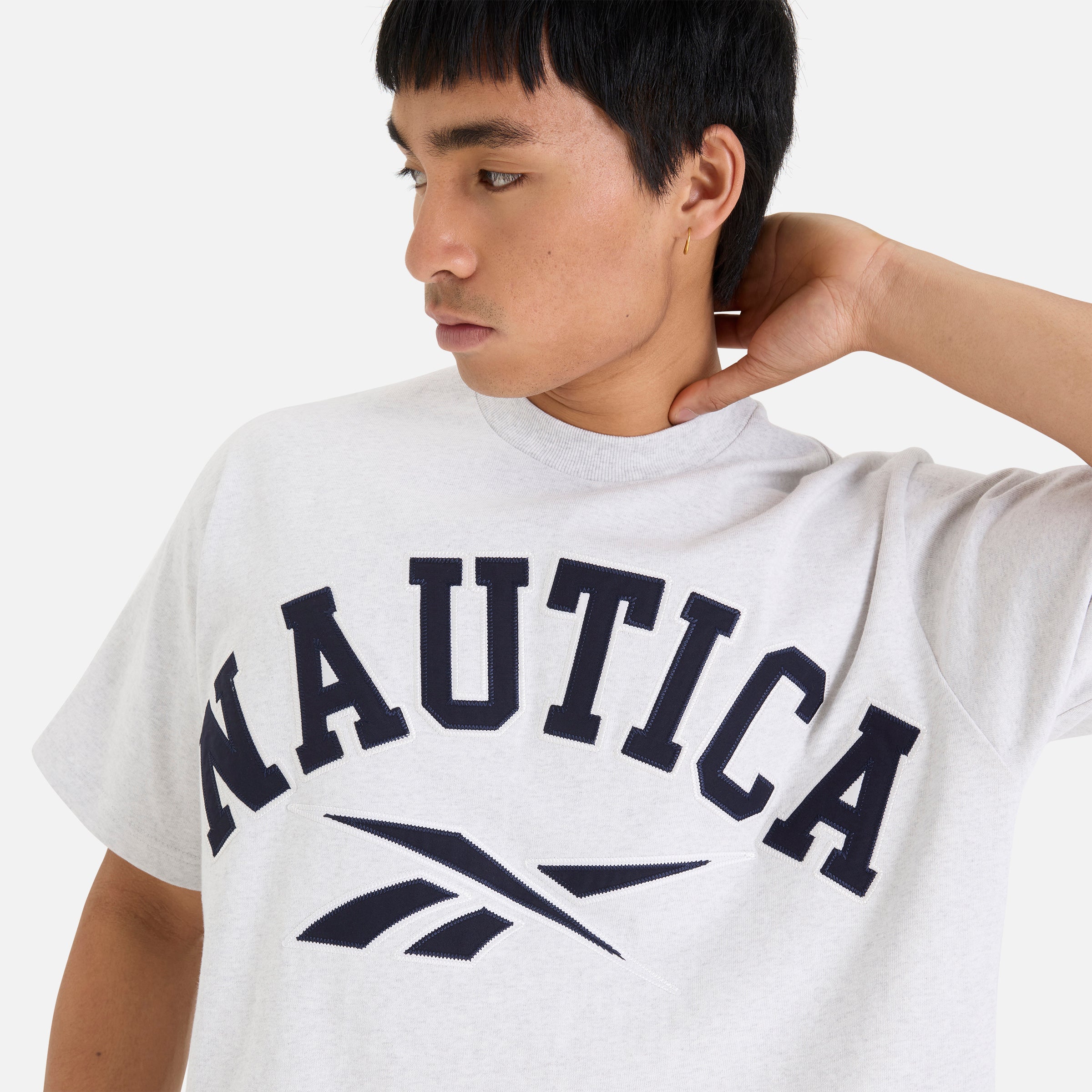 Reebok X Nautica Japan Short Sleeve Jersey Tee Ash Grey - Image 6