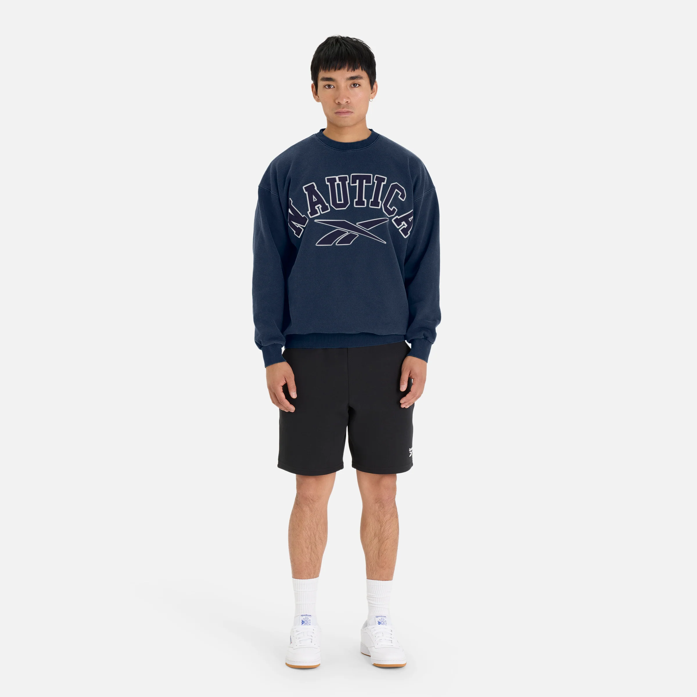 Reebok X Nautica Japan Heavyweight Pigment Dyed Sweatshirt Navy