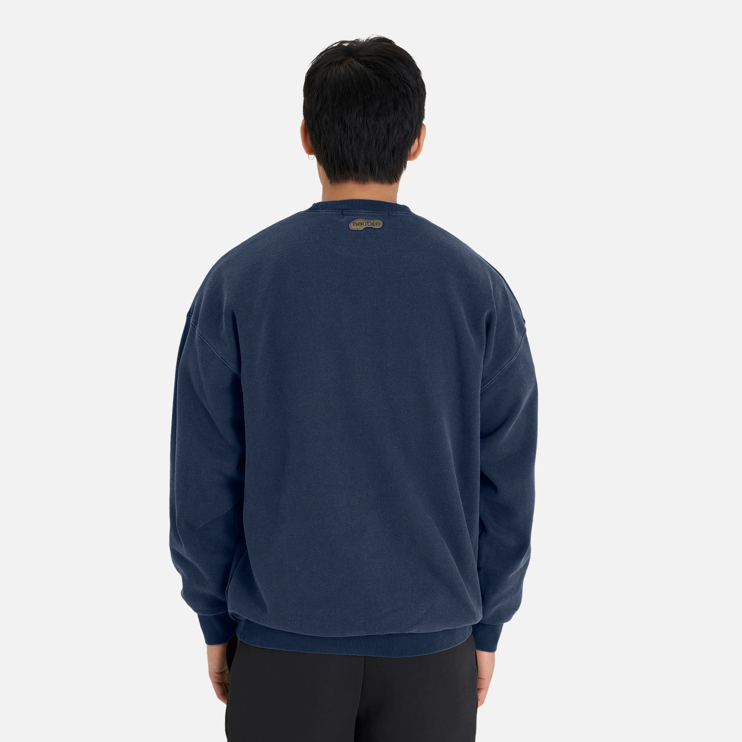 Reebok X Nautica Japan Heavyweight Pigment Dyed Sweatshirt Navy - Image 4