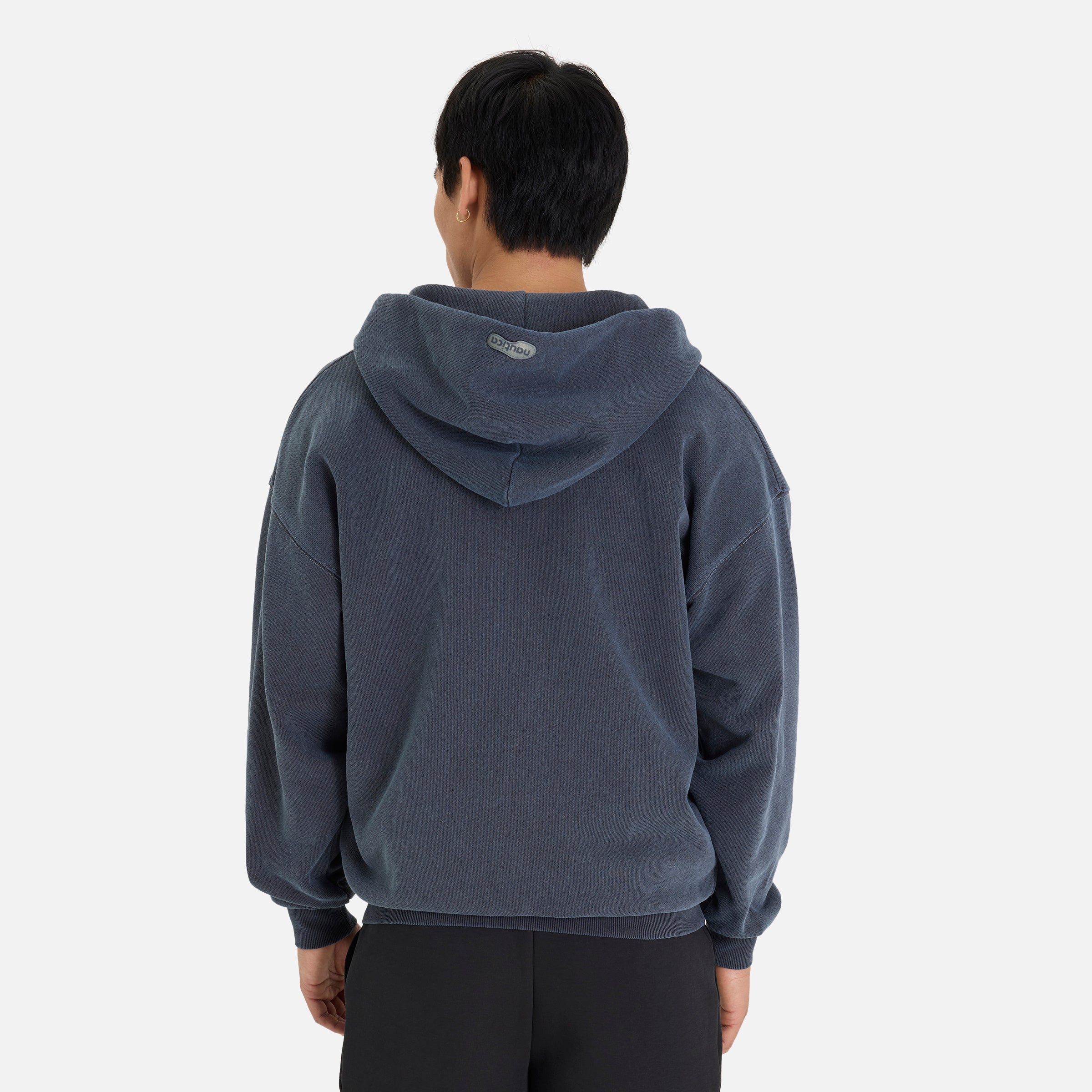 Reebok X Nautica Japan Pigment Dyed Zip Hoodie Navy - Image 4