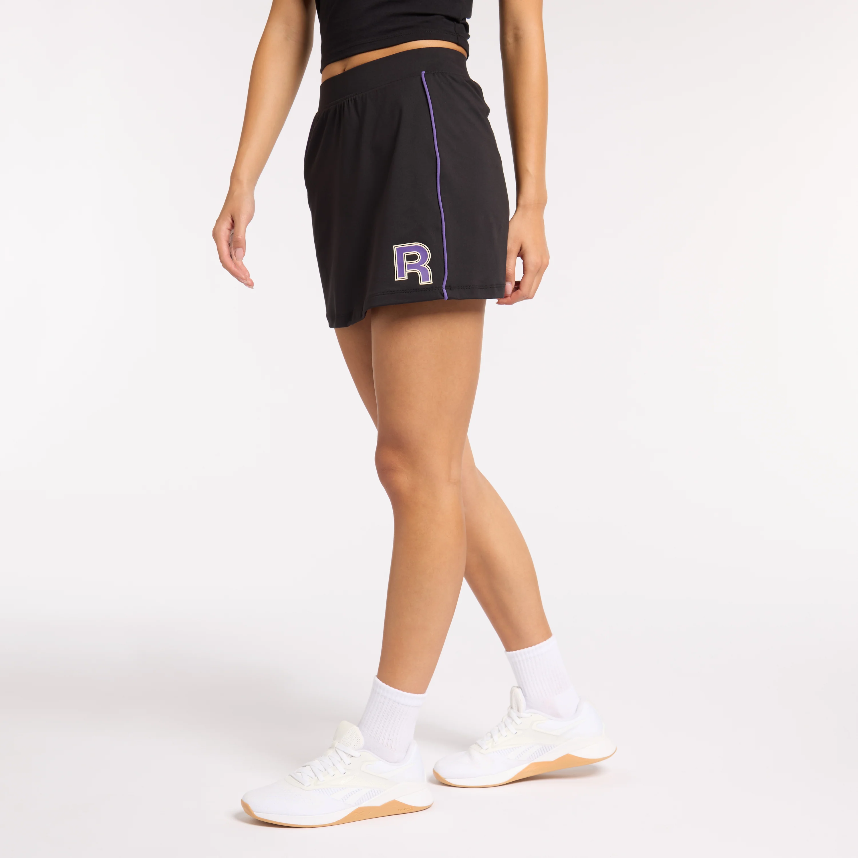 Ov Mini Skirt Black/ Dynamic Purple - Image 2