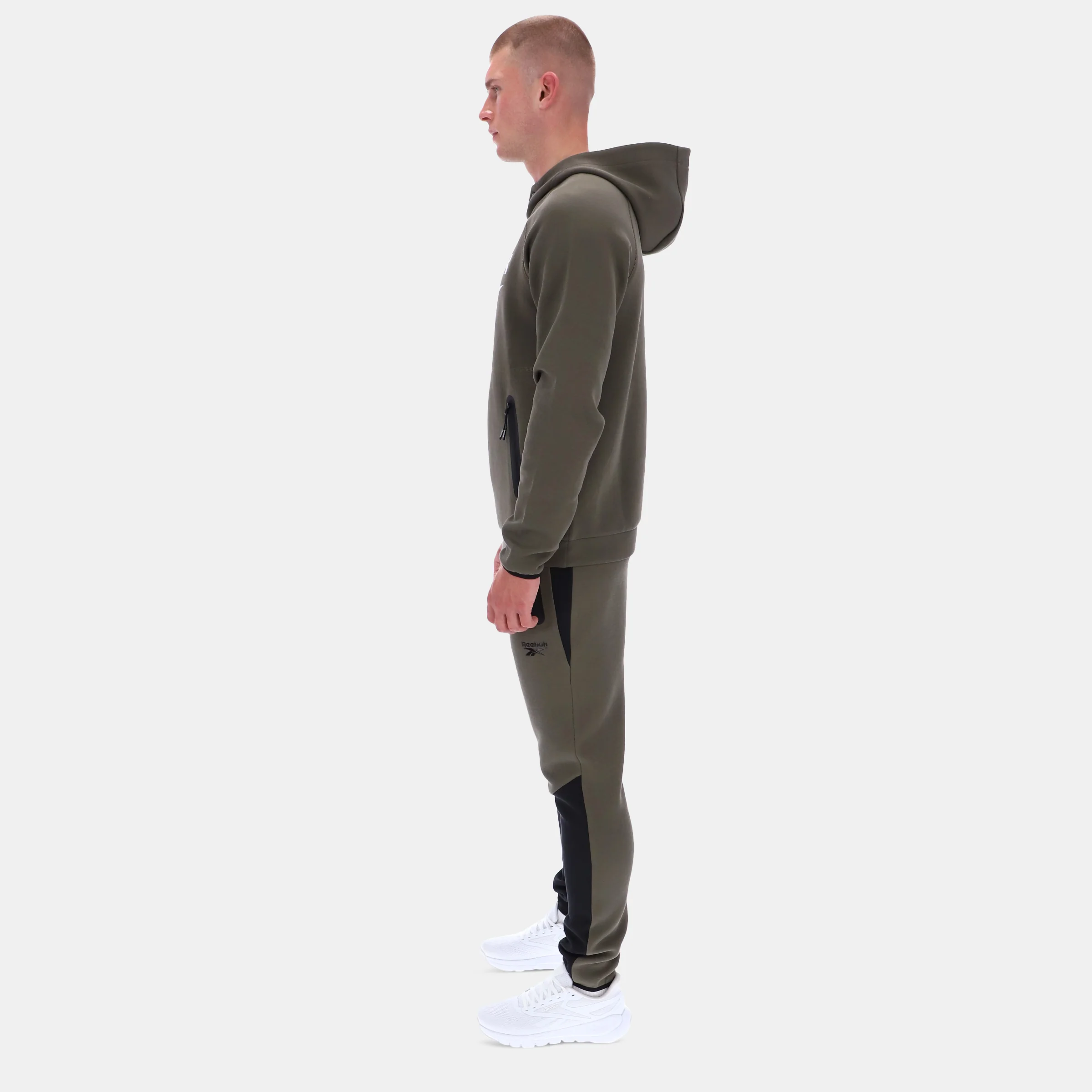 Overhead Hoody Fleece Army Army Green - Image 5