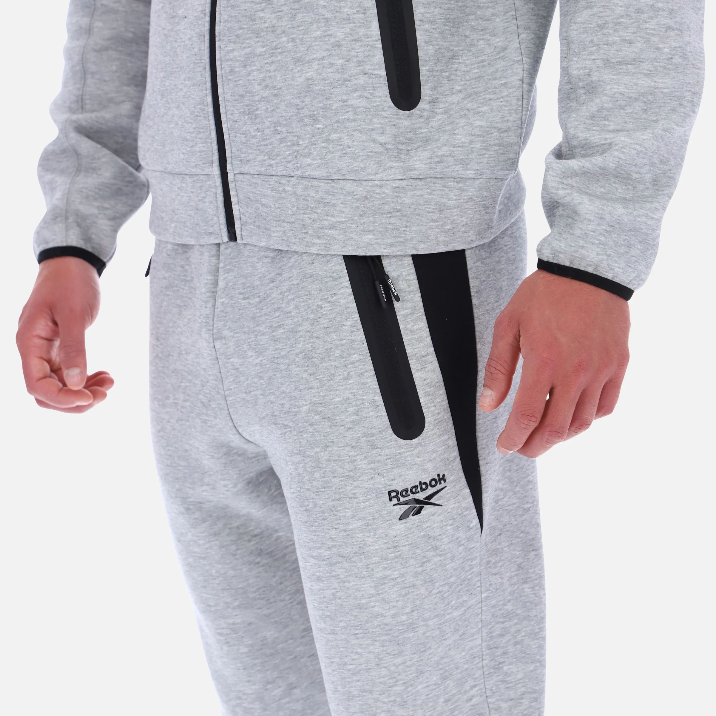 Panel Jogger Grey Marl/Black - Image 2