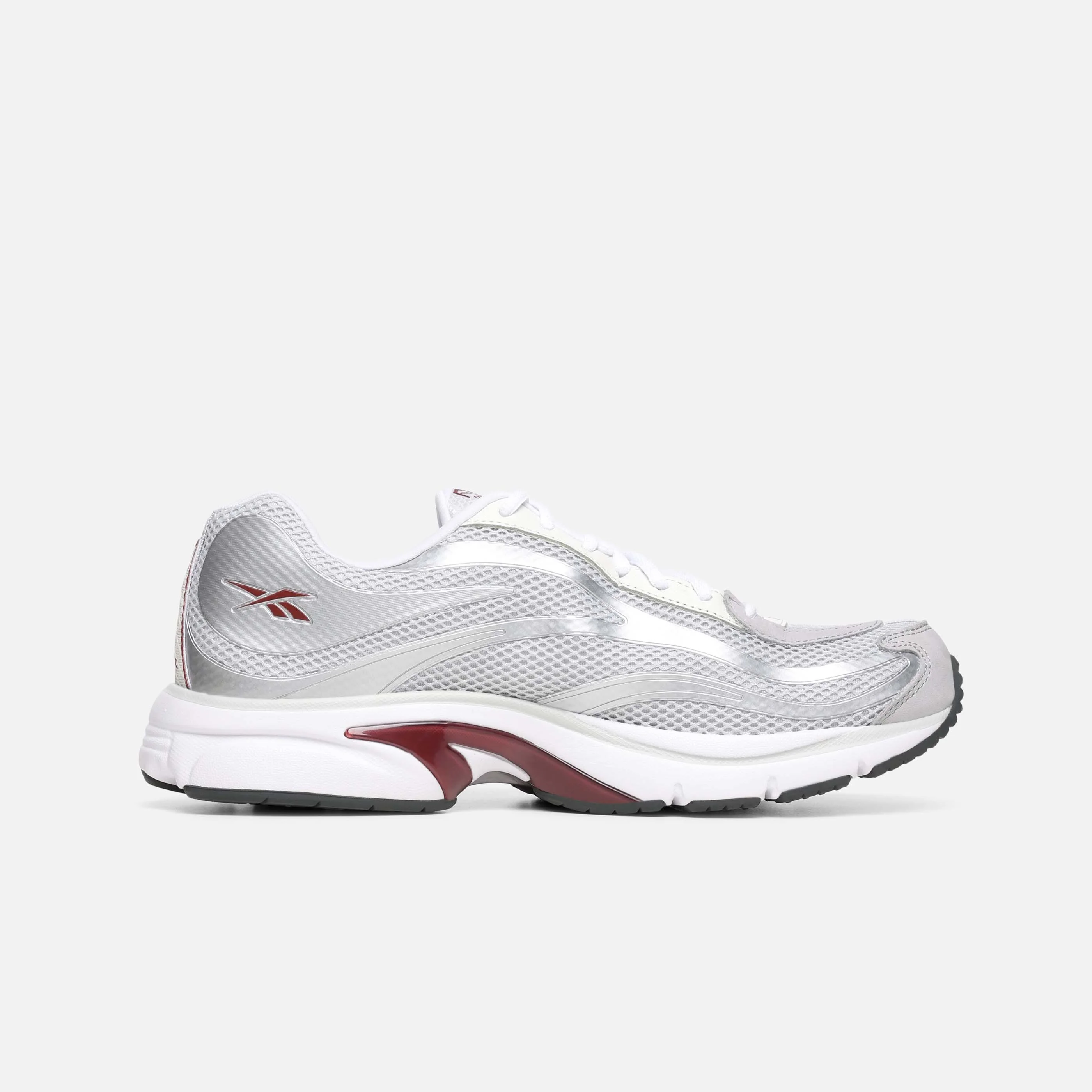 Premier Pump Paris Trainer Grey 1/Barely Grey/Rich Maroon - Image 3