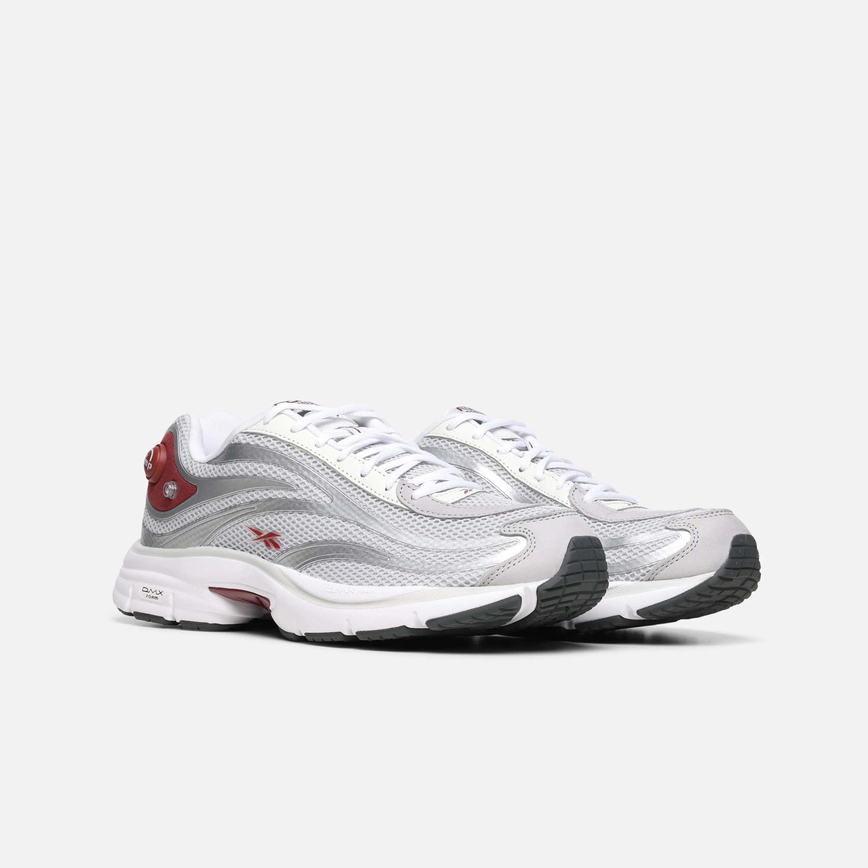 Premier Pump Paris Trainer Grey 1/Barely Grey/Rich Maroon - Image 4