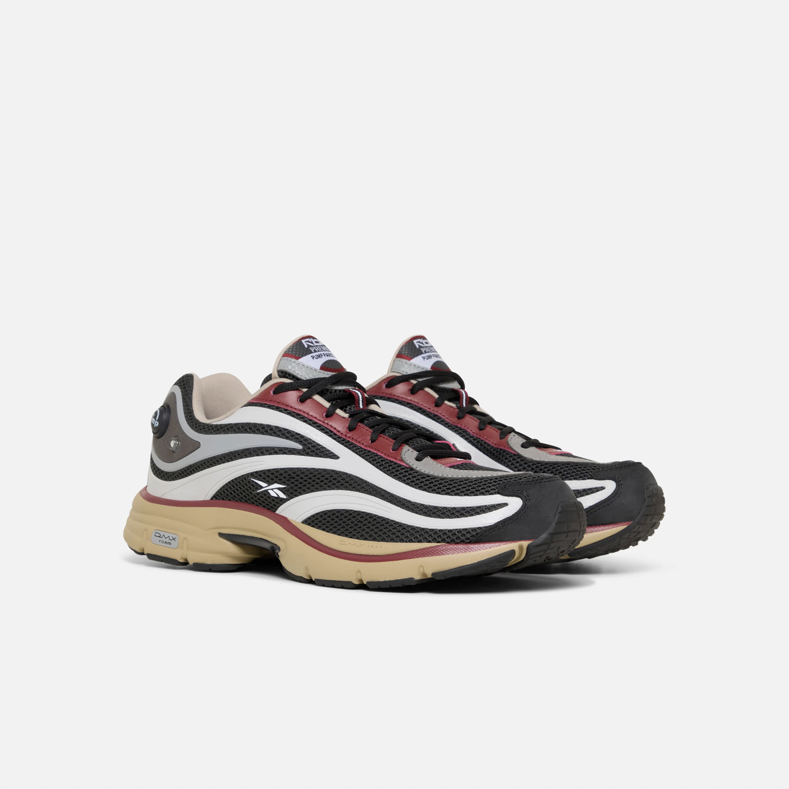 Premier Pump Paris Trainer Grey 6/Grey 1/Rich Maroon - Image 4