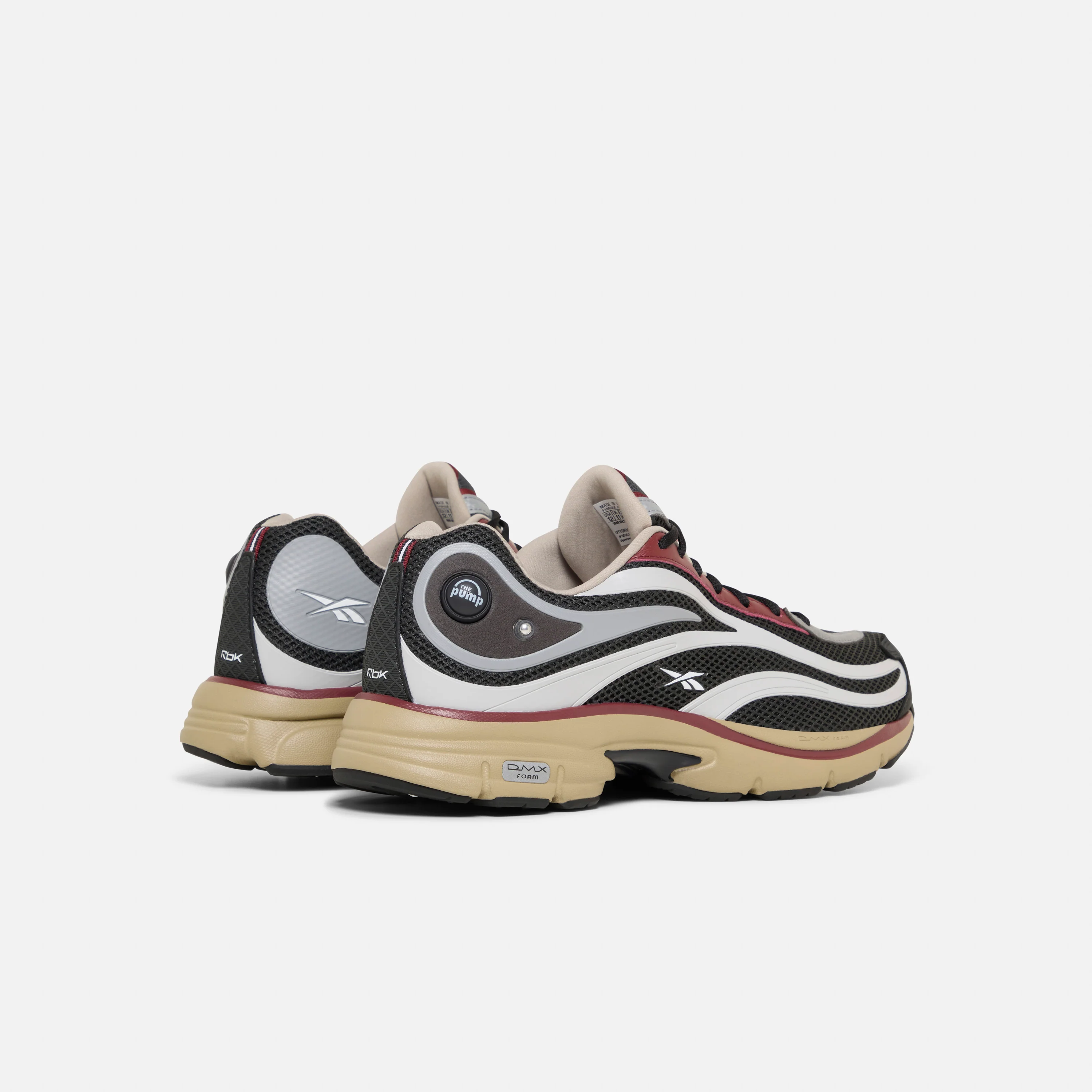 Premier Pump Paris Trainer Grey 6/Grey 1/Rich Maroon - Image 5