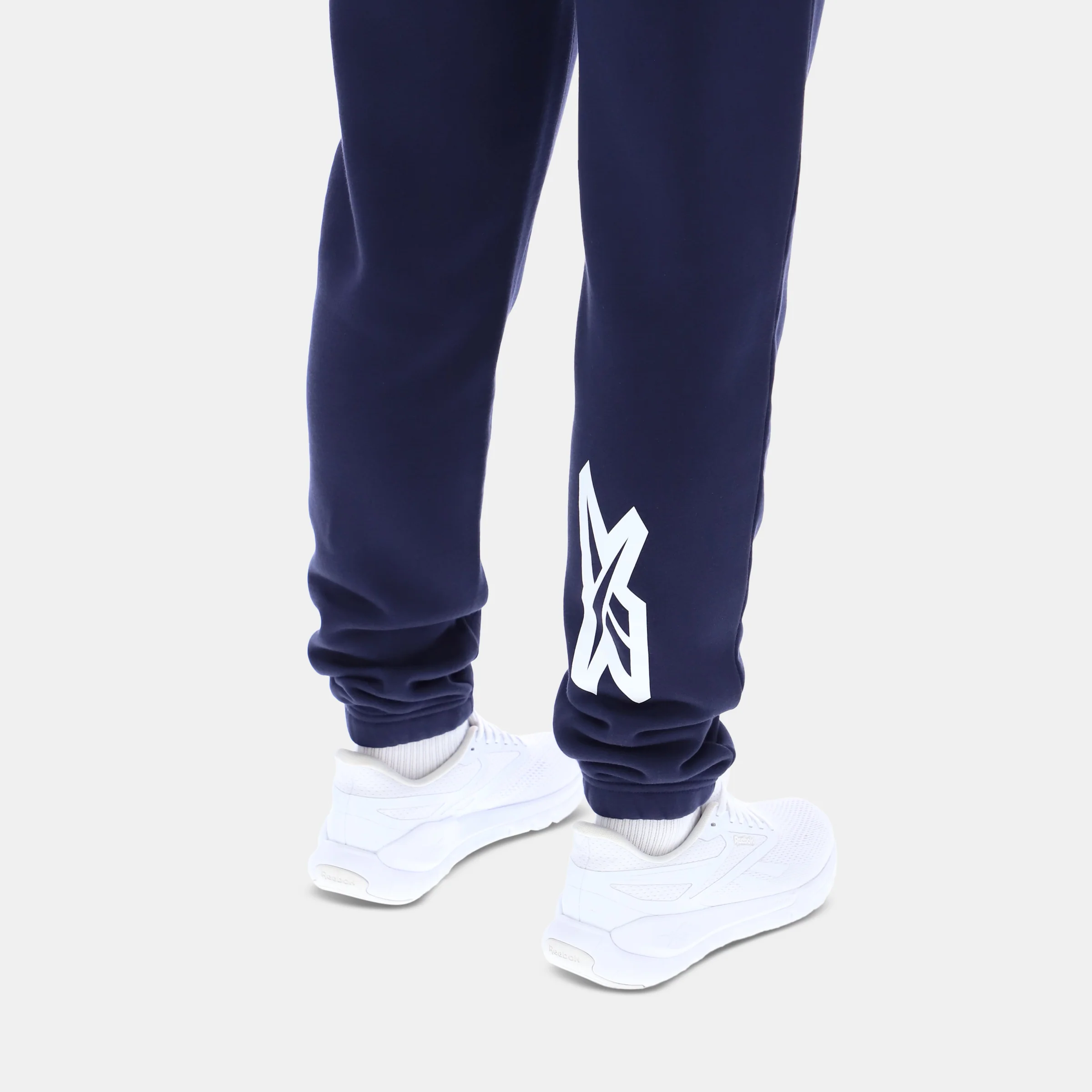 Printed Fleece Jogger Vector Vector Navy - Image 2