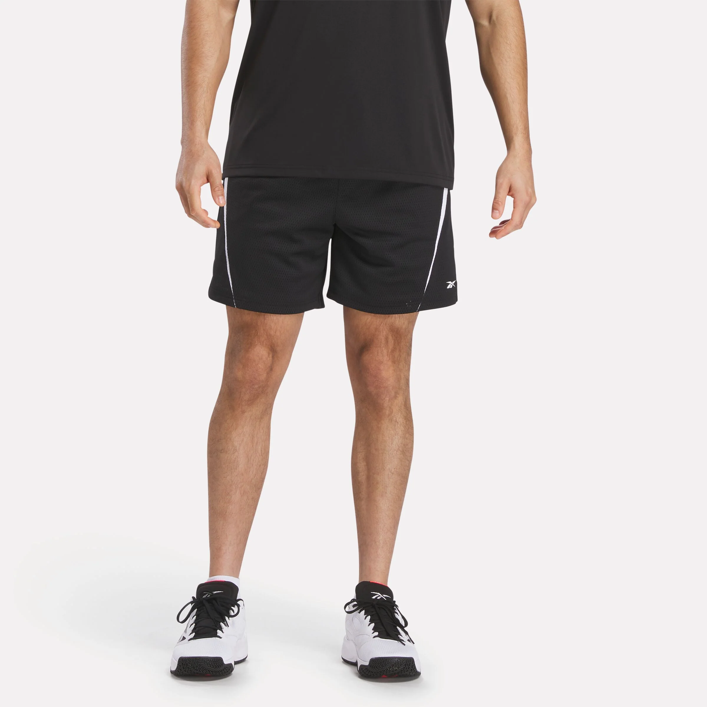 Rbk.b Mesh Short Black/Black/White