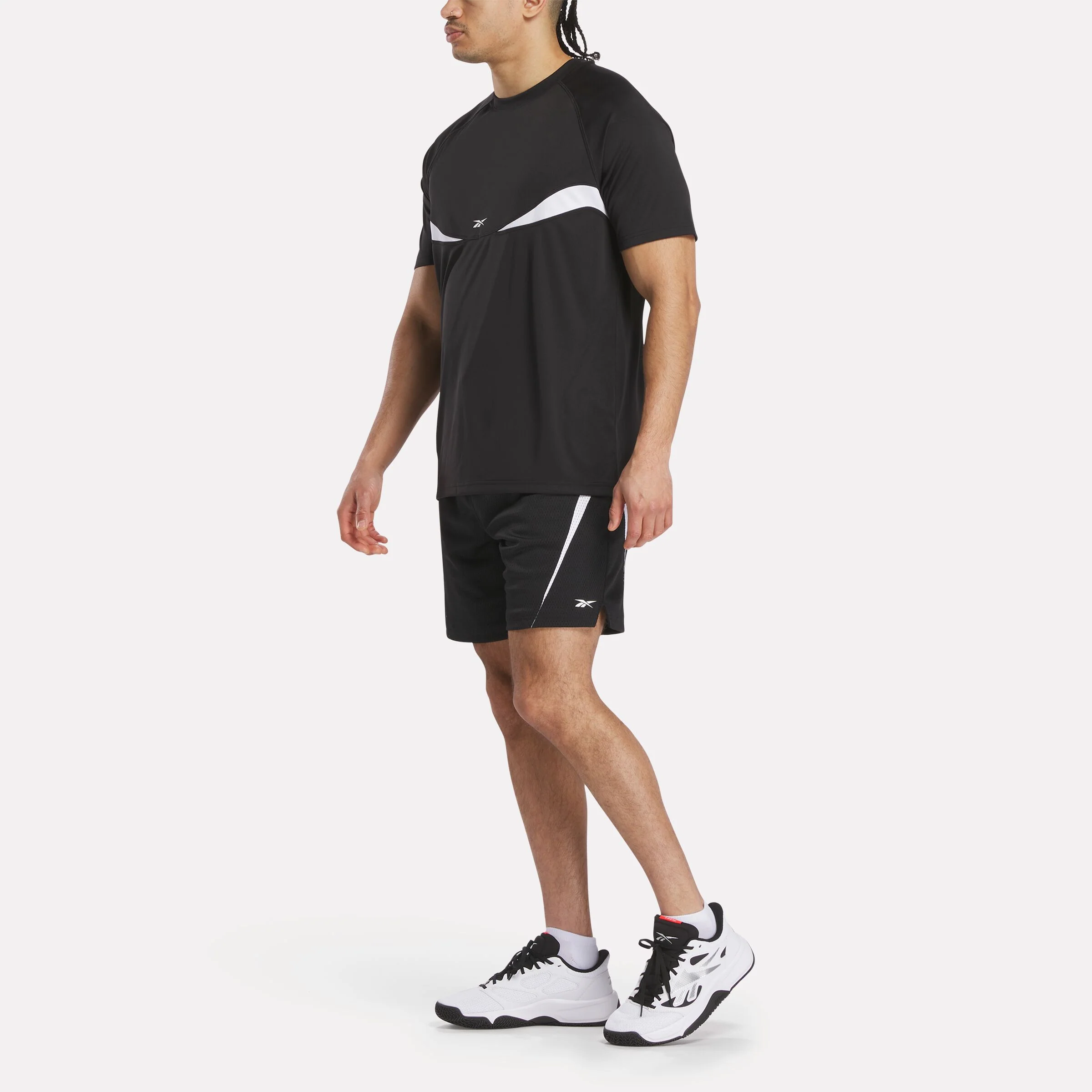 Rbk.b Mesh Short Black/Black/White - Image 2