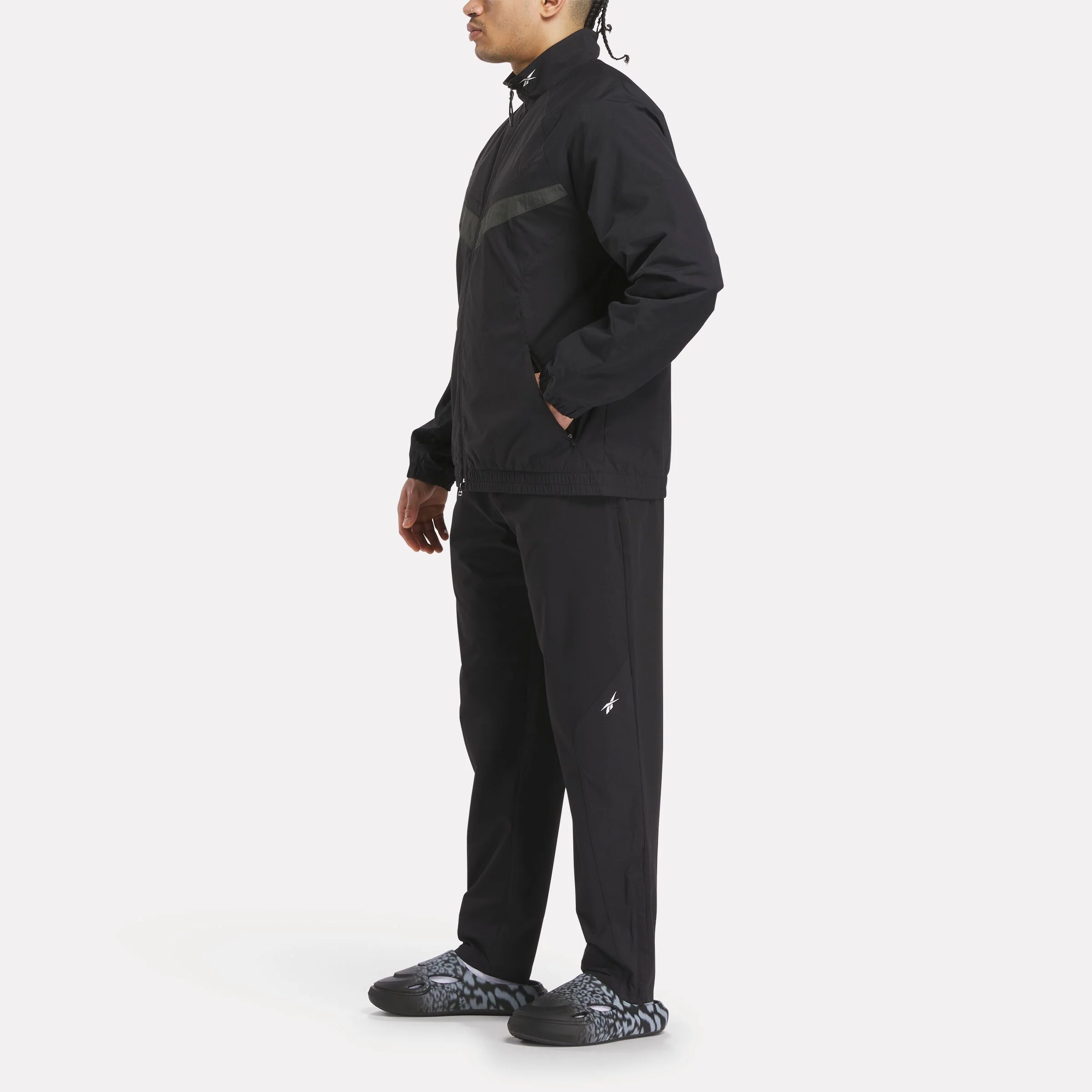 Rbk.b Trackpant Black/Grey 6/White - Image 2