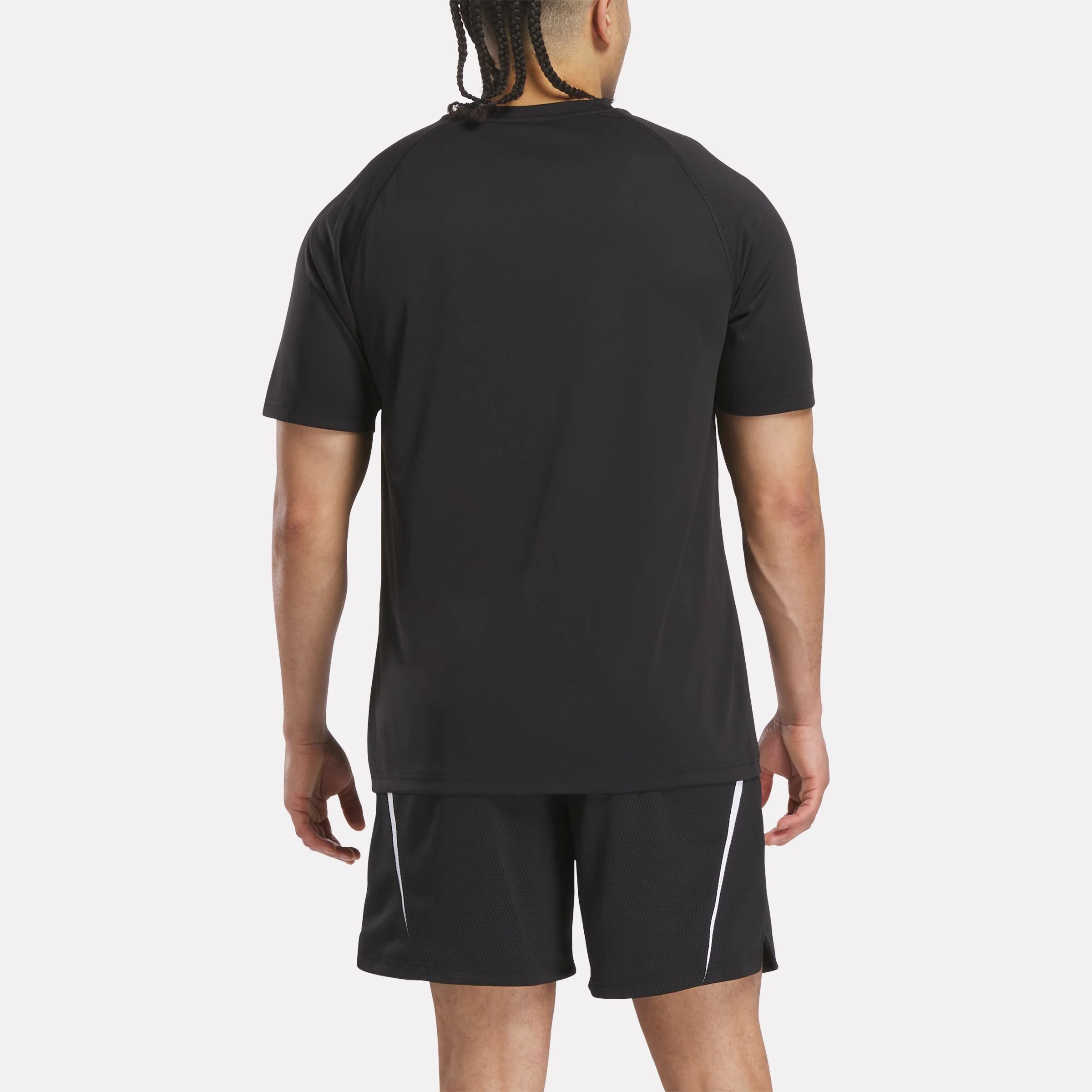 Rbk.b Warm Up Tee Black/Grey 6/White - Image 3
