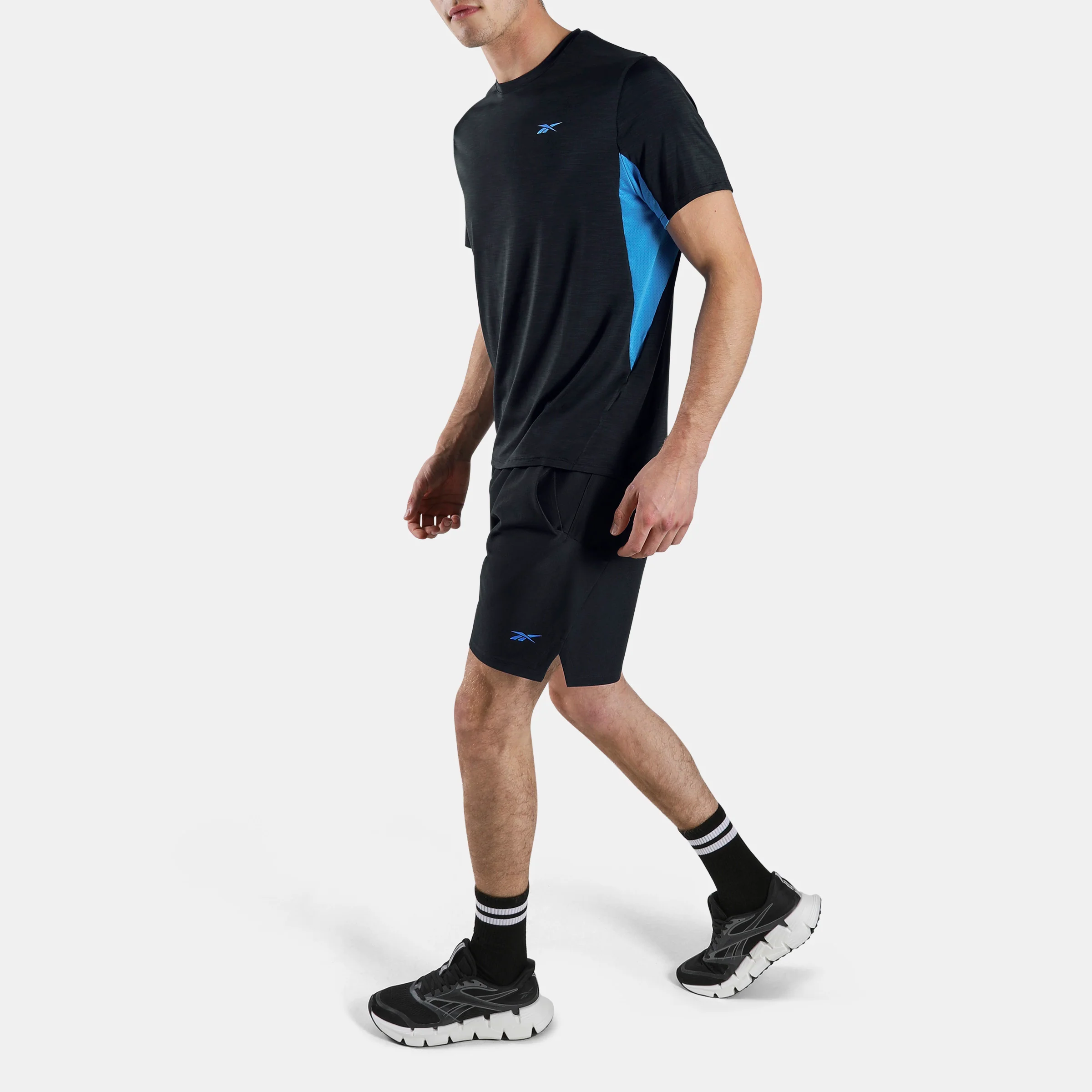 Rbk Chill Athlete Tee Black/Virtual Blue - Image 2