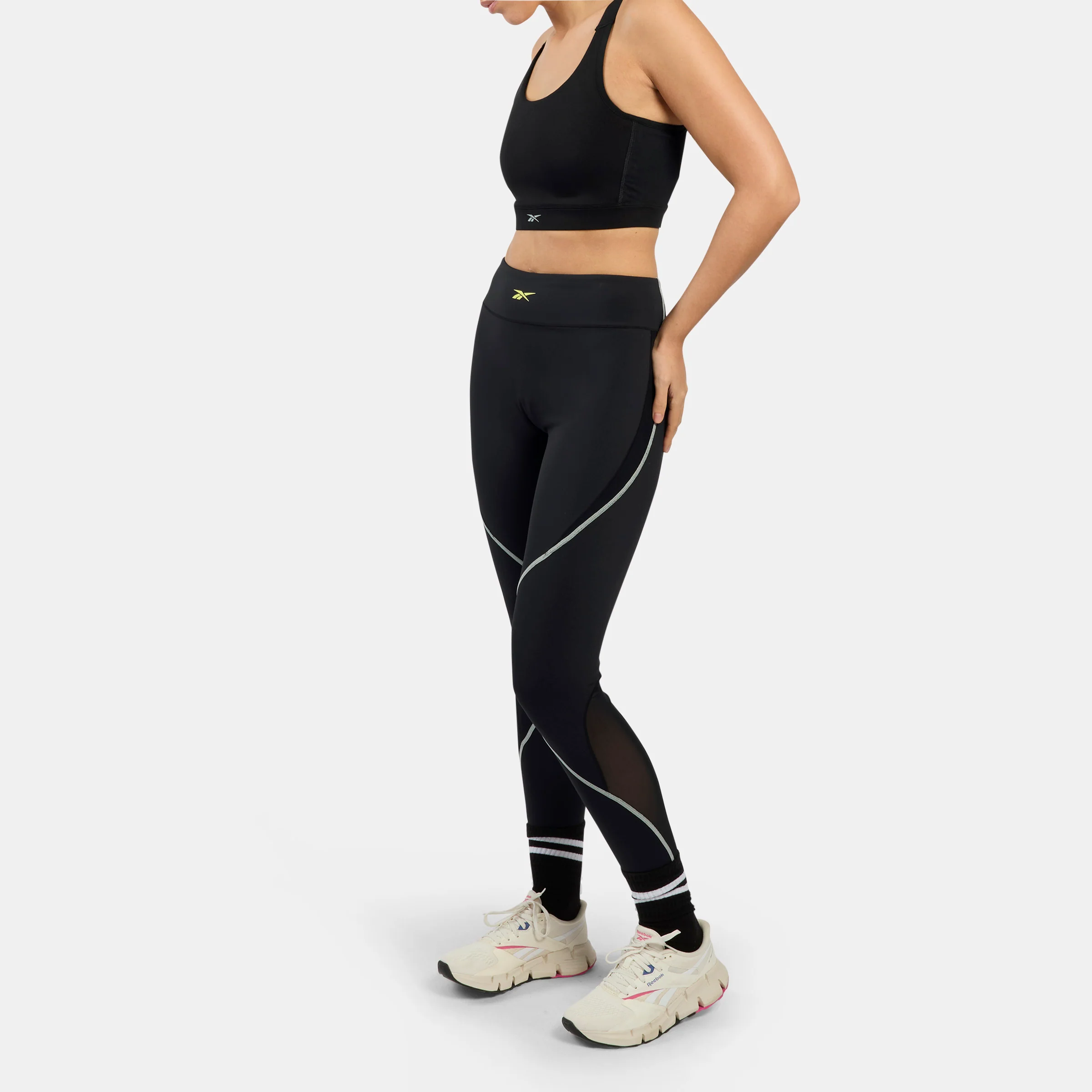 Rbk Lab Leggings Black - Image 2