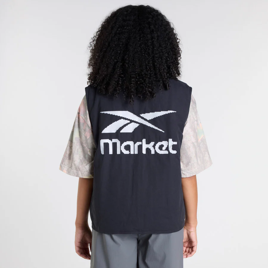 Rbk Market Reversible Vest Black - Image 5