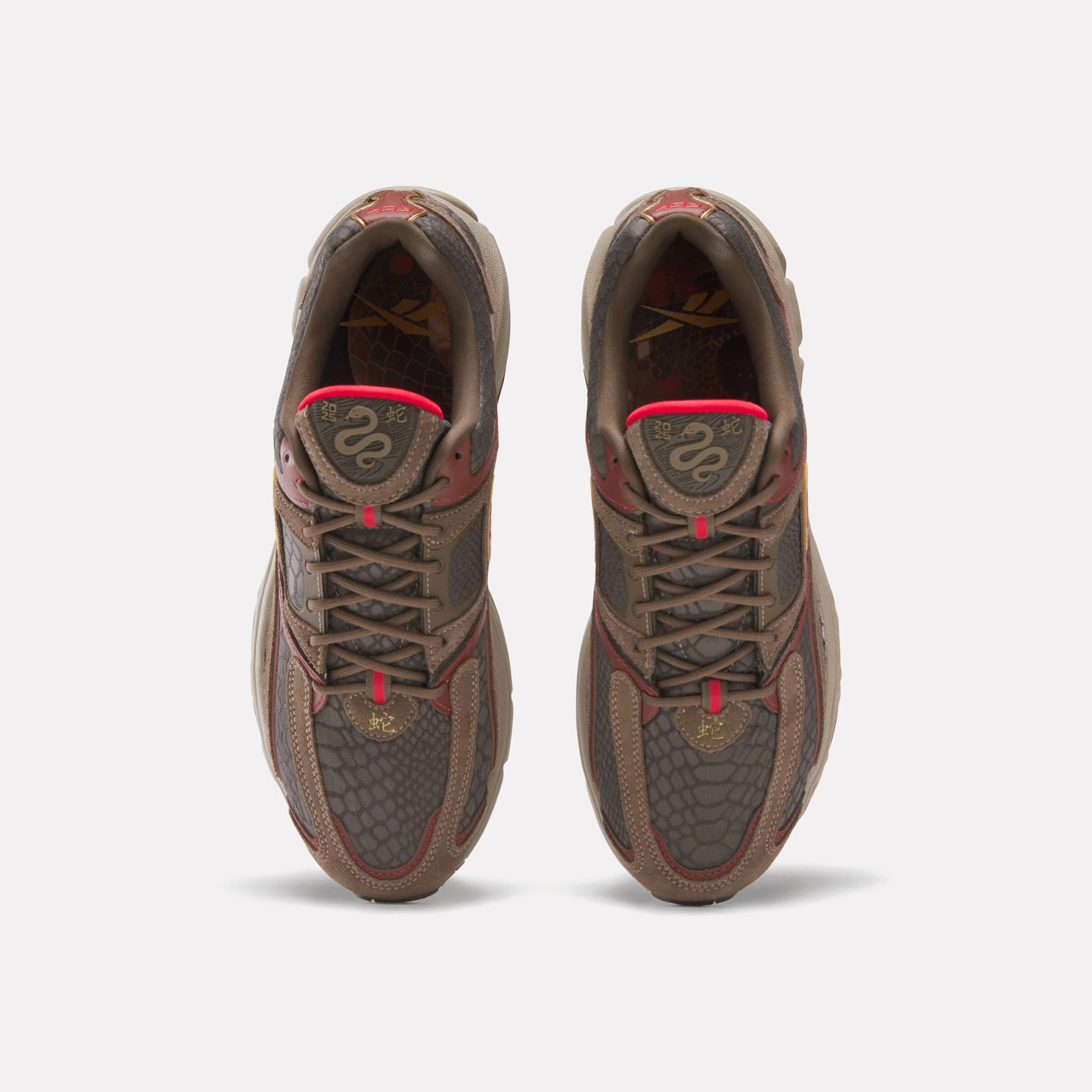 Rbk Premier Trinity Brown/Brown/Red - Image 4