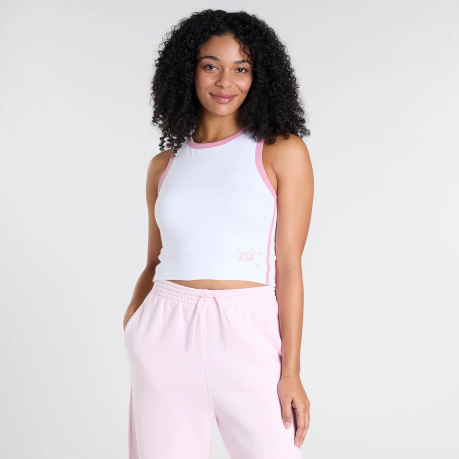 Rbk World Tank White/ Dusty Rose - Image 2
