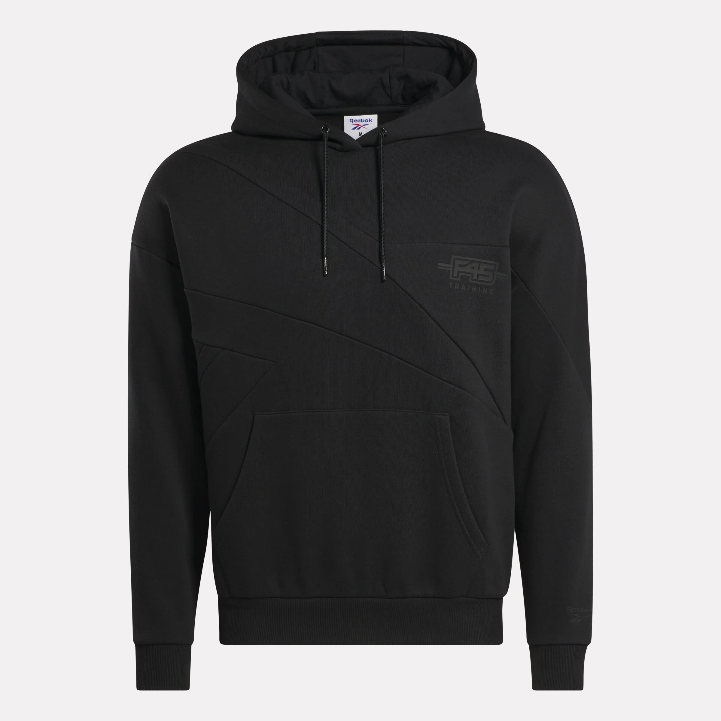 Men's Reebok X F45 Training Relaxed Hoodie Black - Image 4