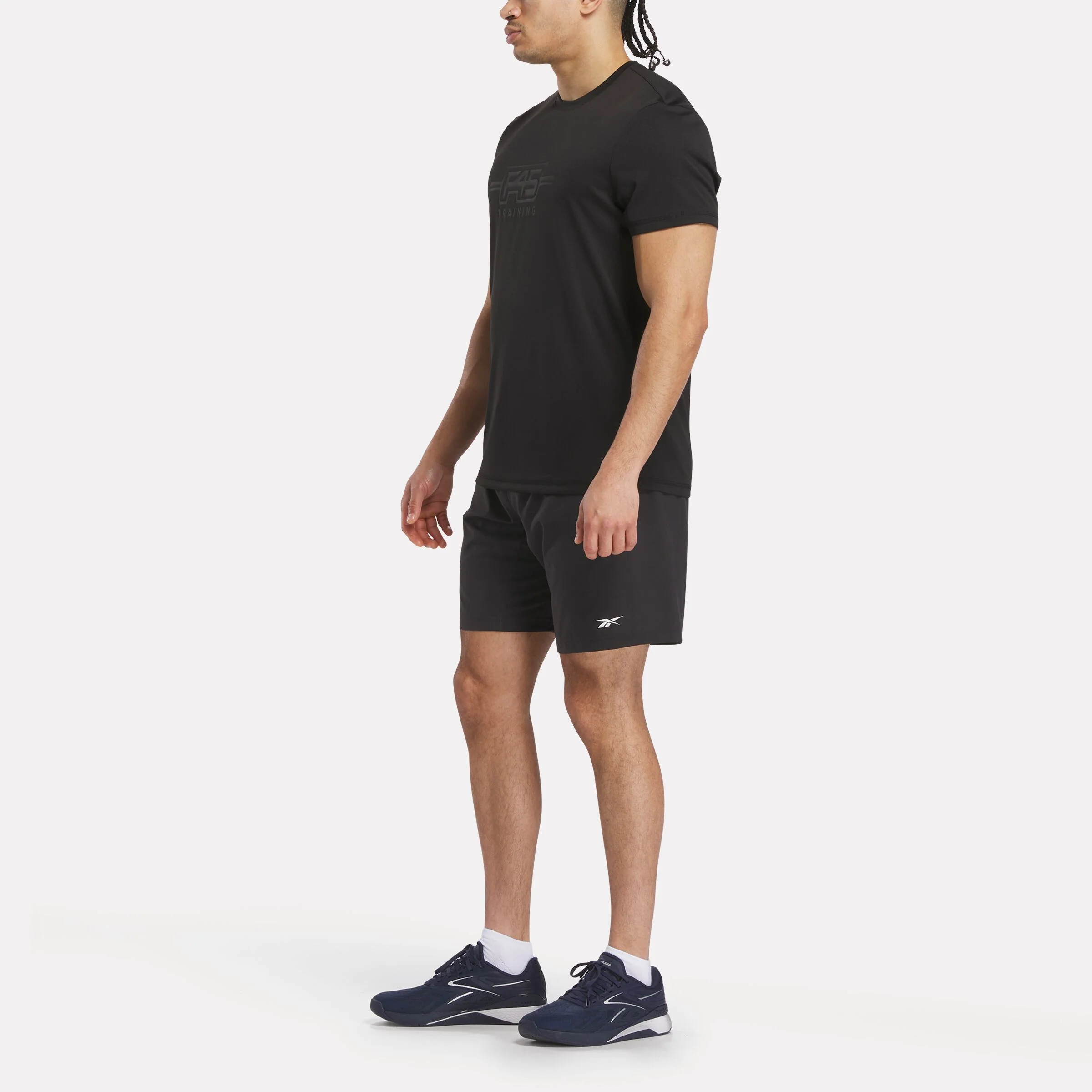 Men's Reebok X F45 Training T-Shirt Black - Image 3