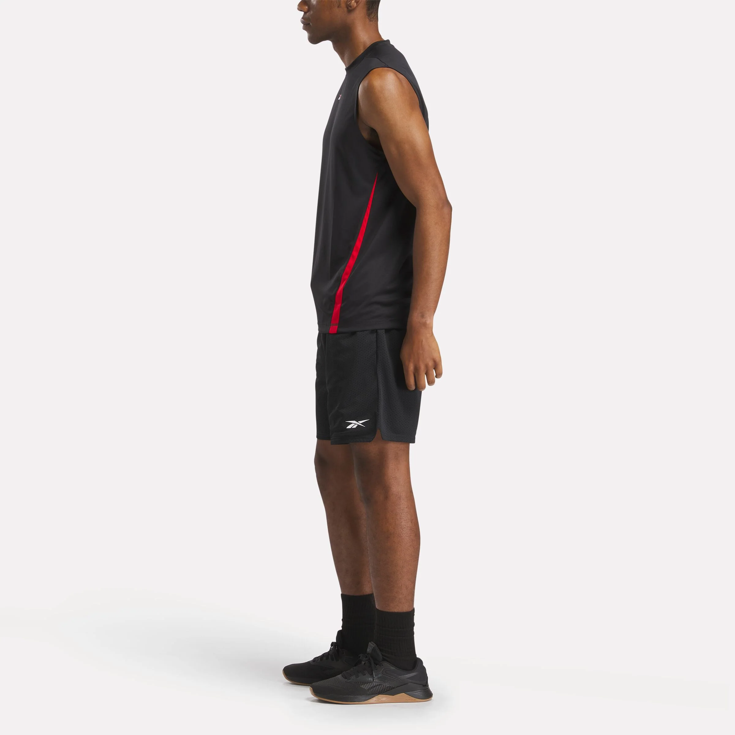 Reebok Basketball Mesh Short Black - Image 2