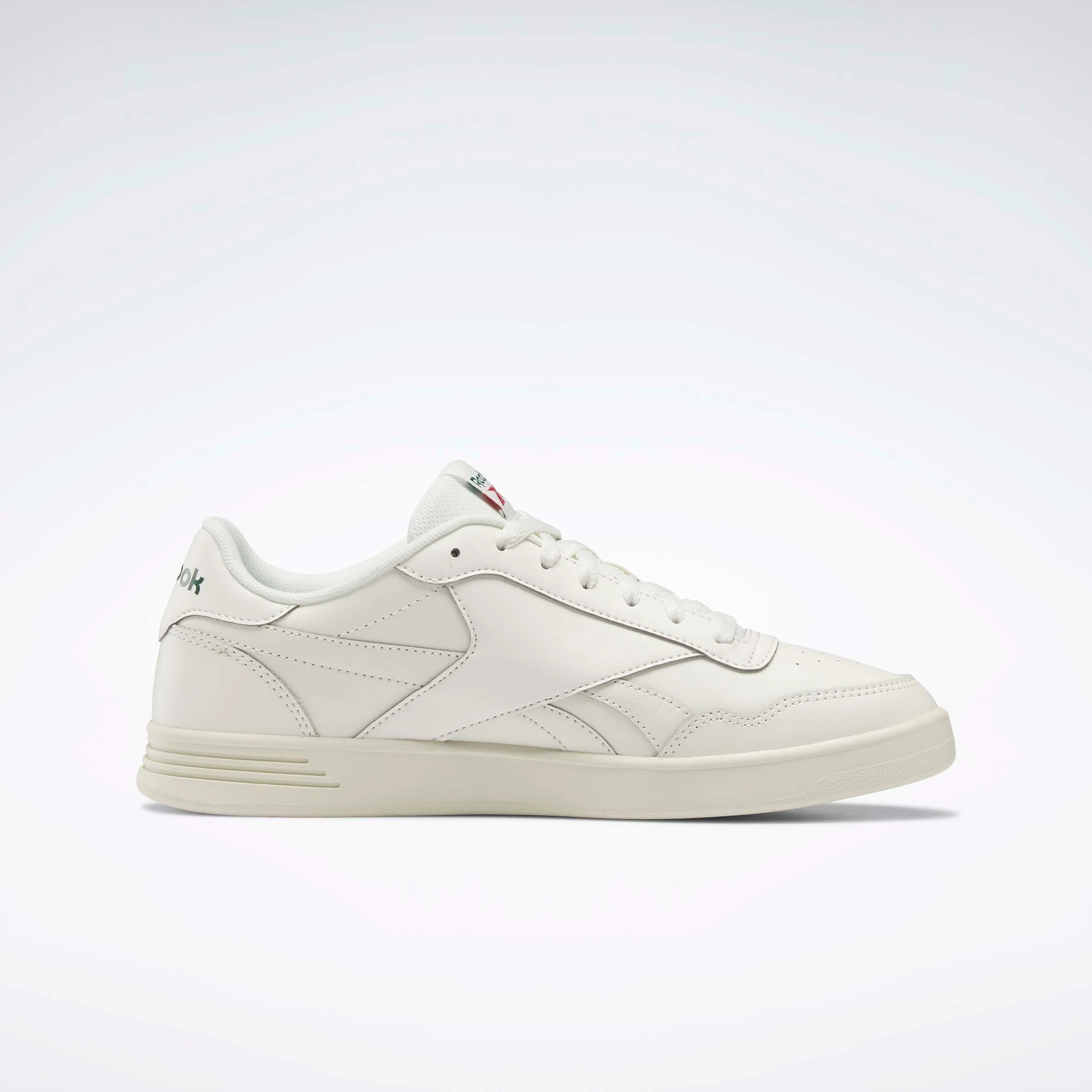 Reebok Court Advance Chalk/Dark Green/Flash Red - Image 3