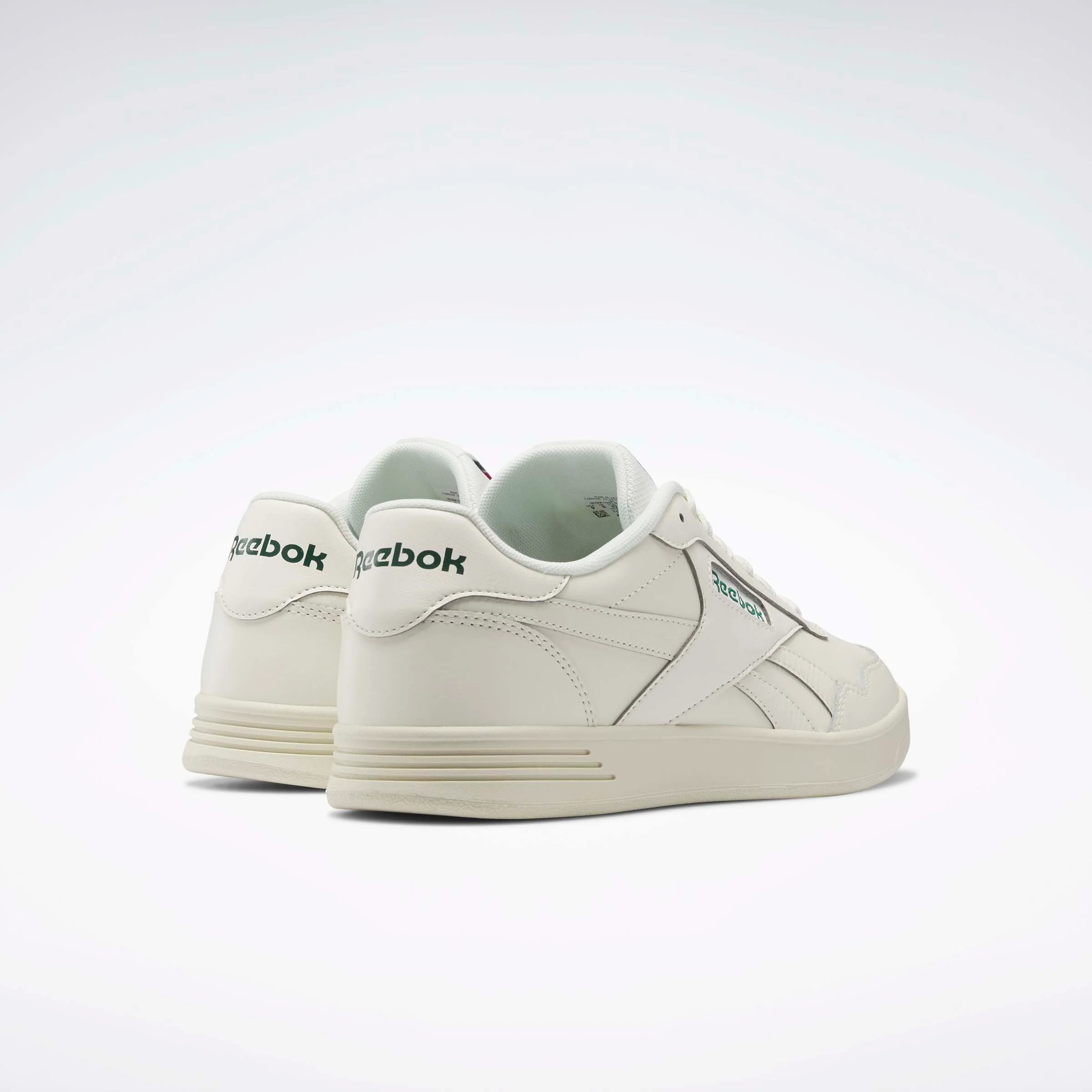 Reebok Court Advance Chalk/Dark Green/Flash Red - Image 5